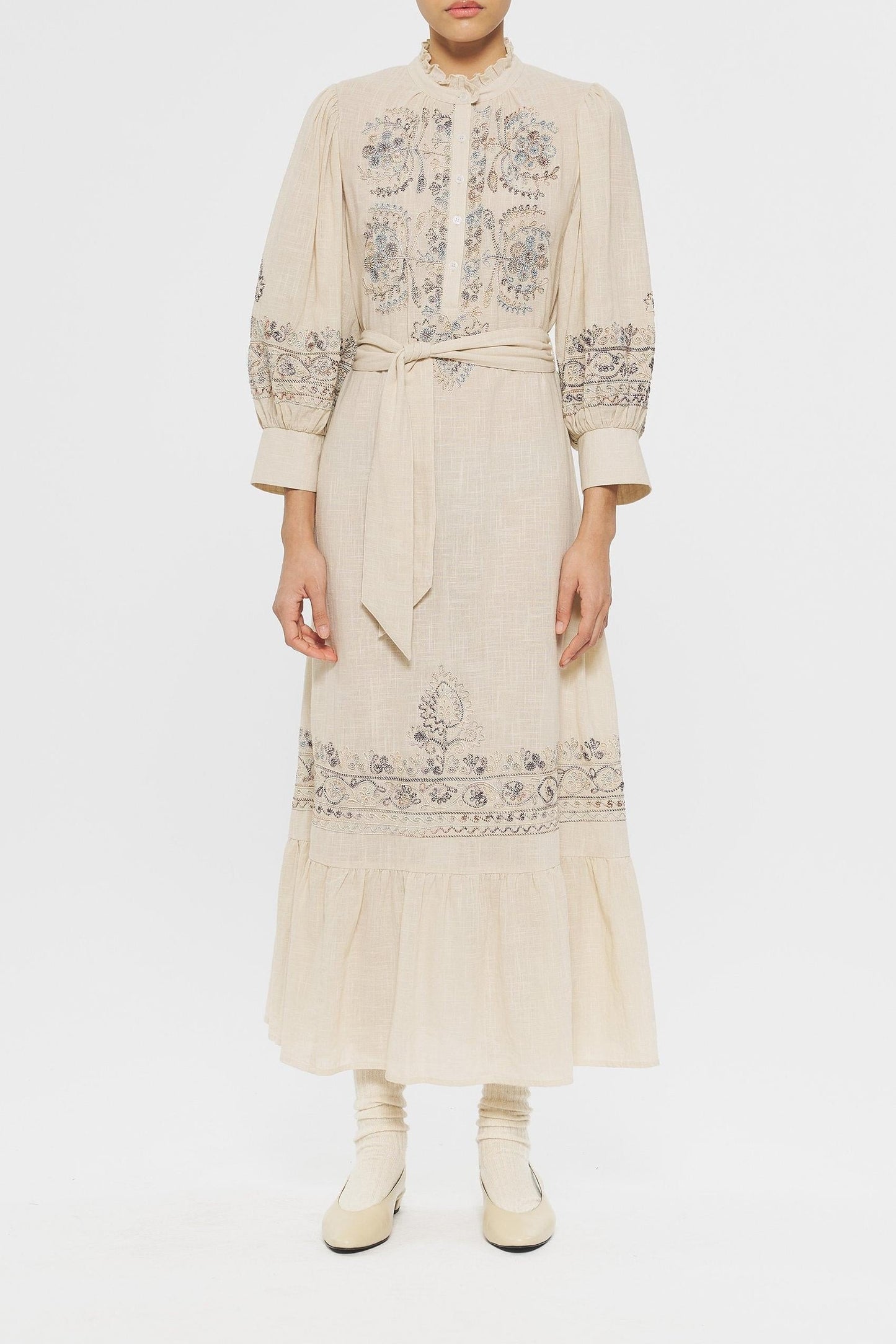 Ziggy Embroidered maxi dress