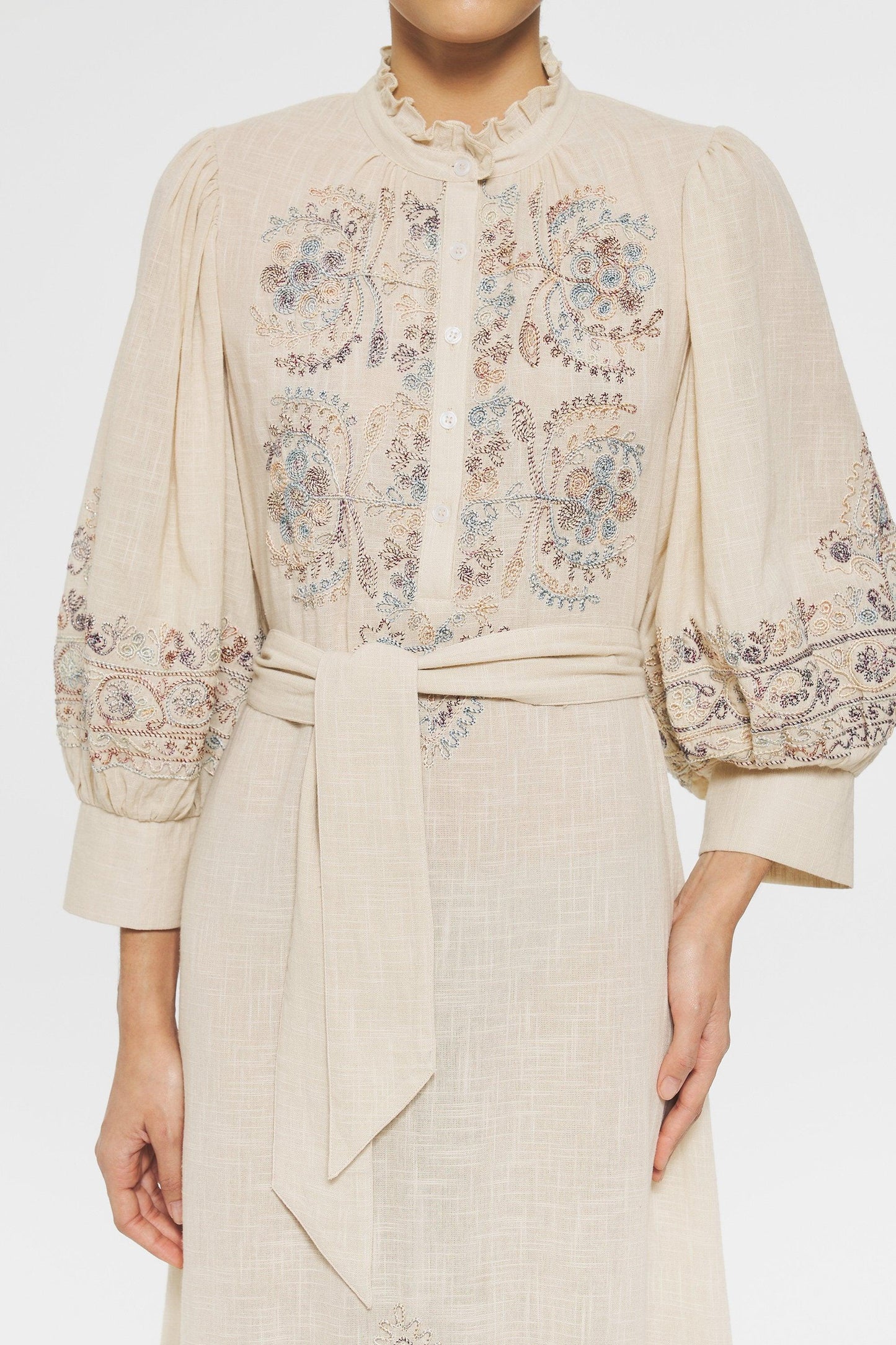 Ziggy Embroidered maxi dress