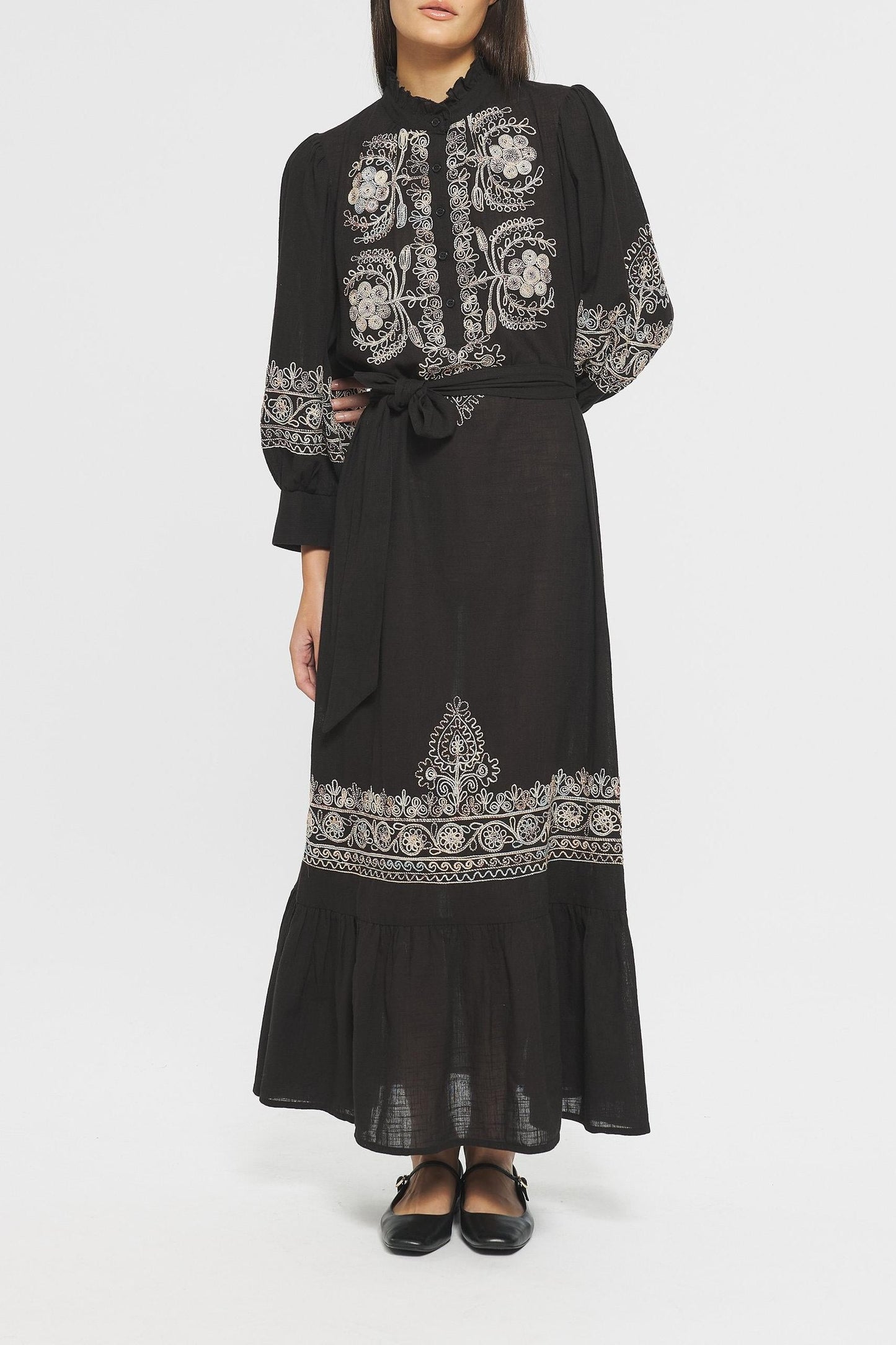 Ziggy Embroidered maxi dress
