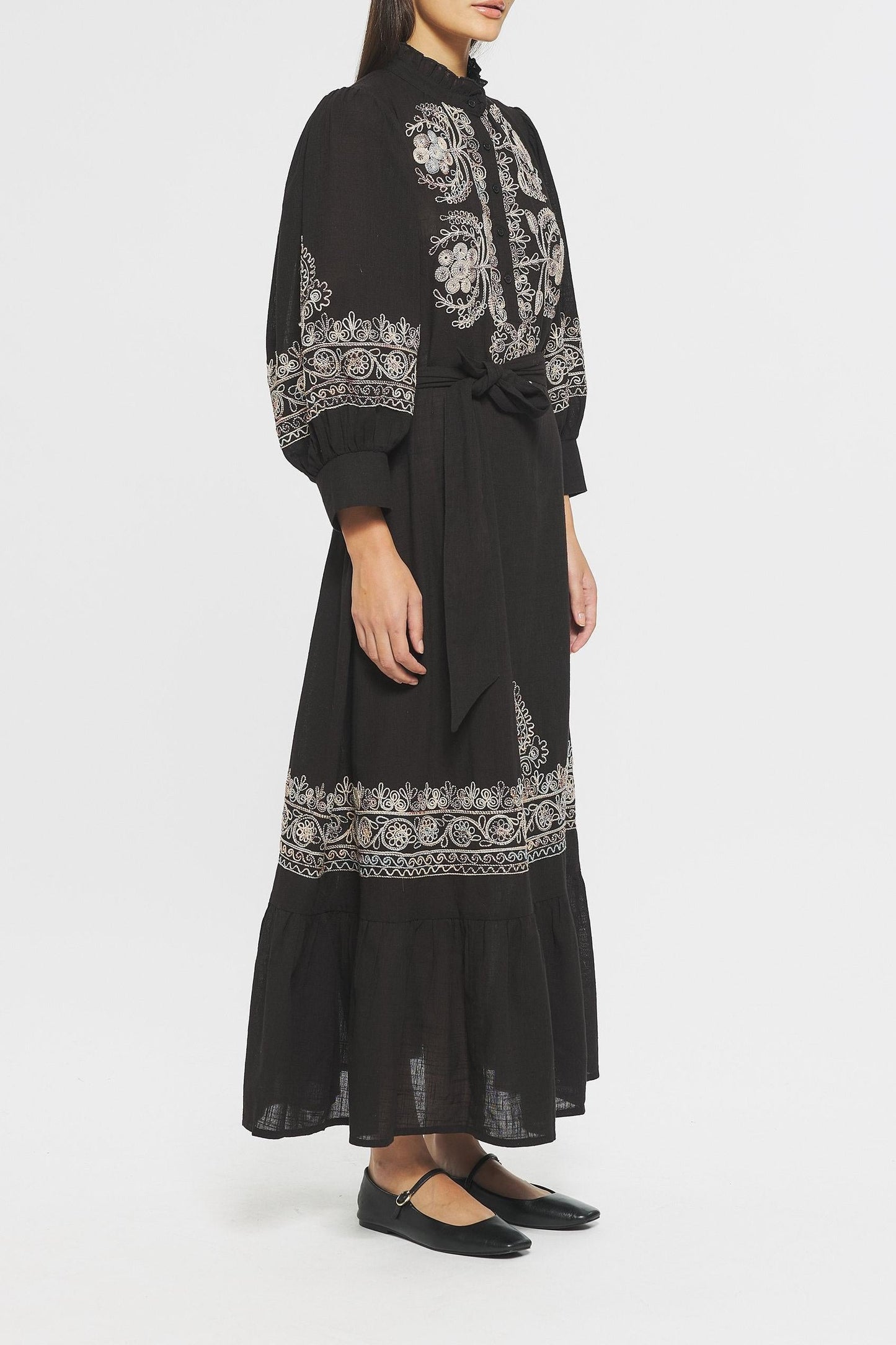 Ziggy Embroidered maxi dress