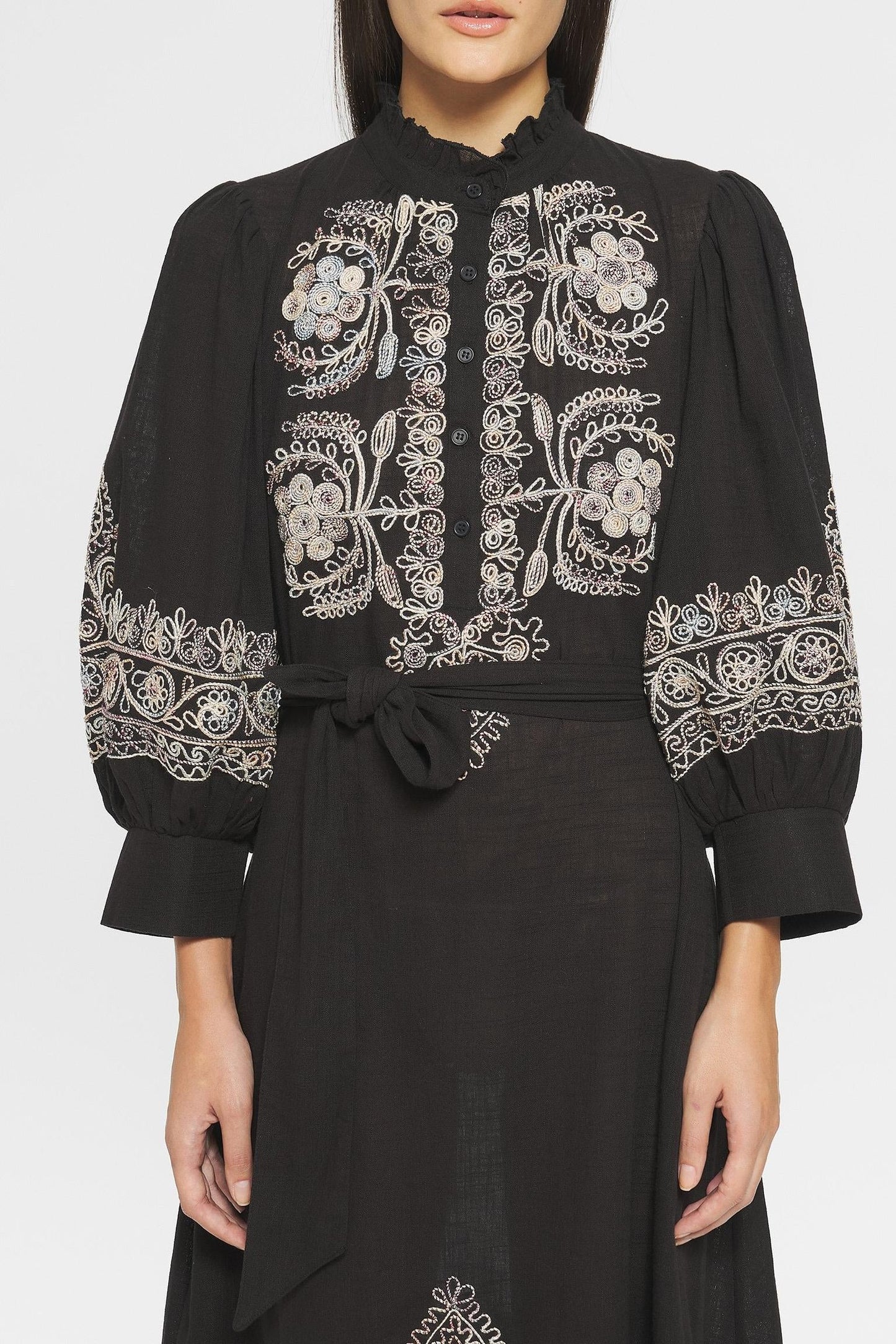 Ziggy Embroidered maxi dress