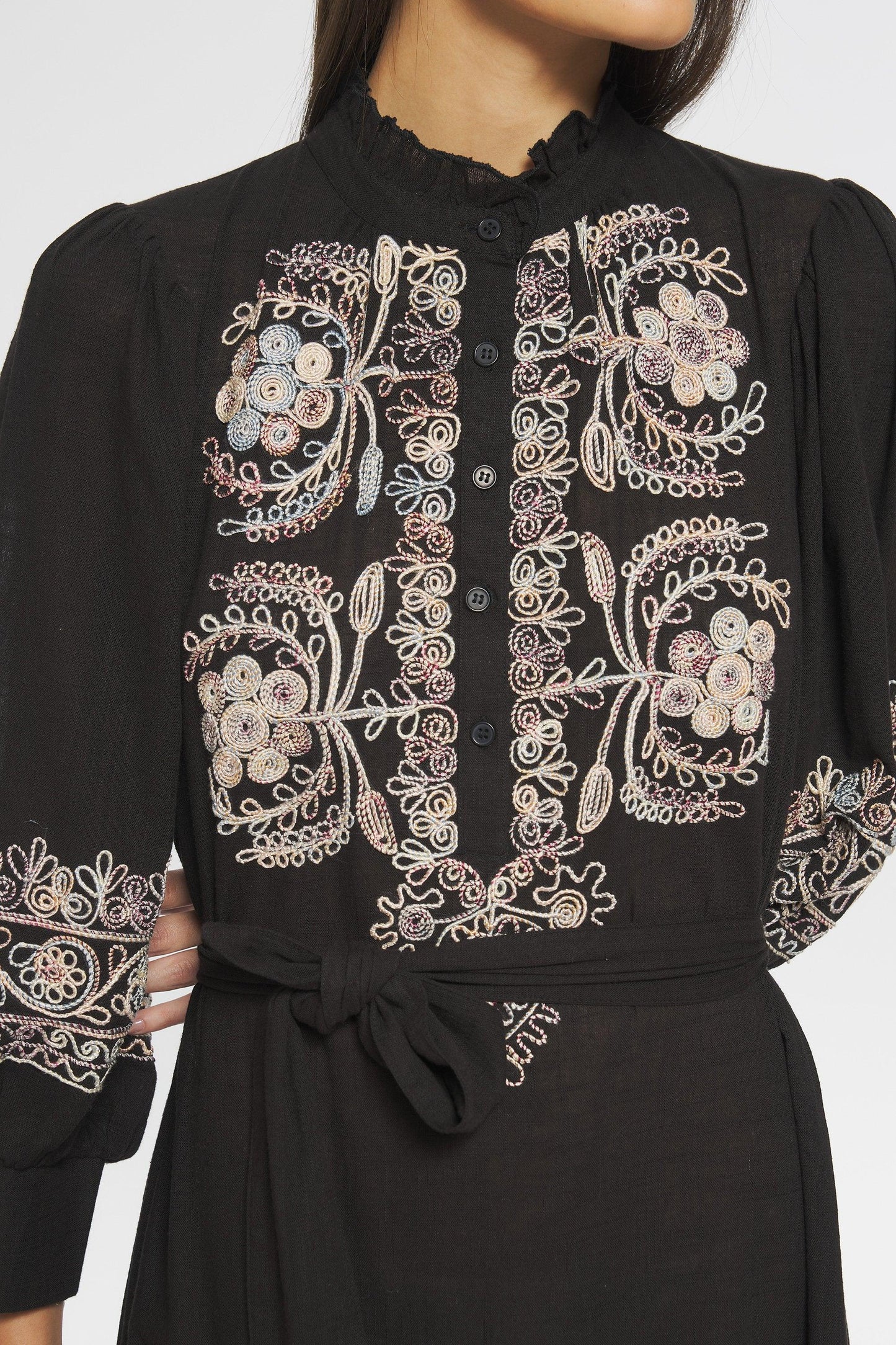 Ziggy Embroidered maxi dress