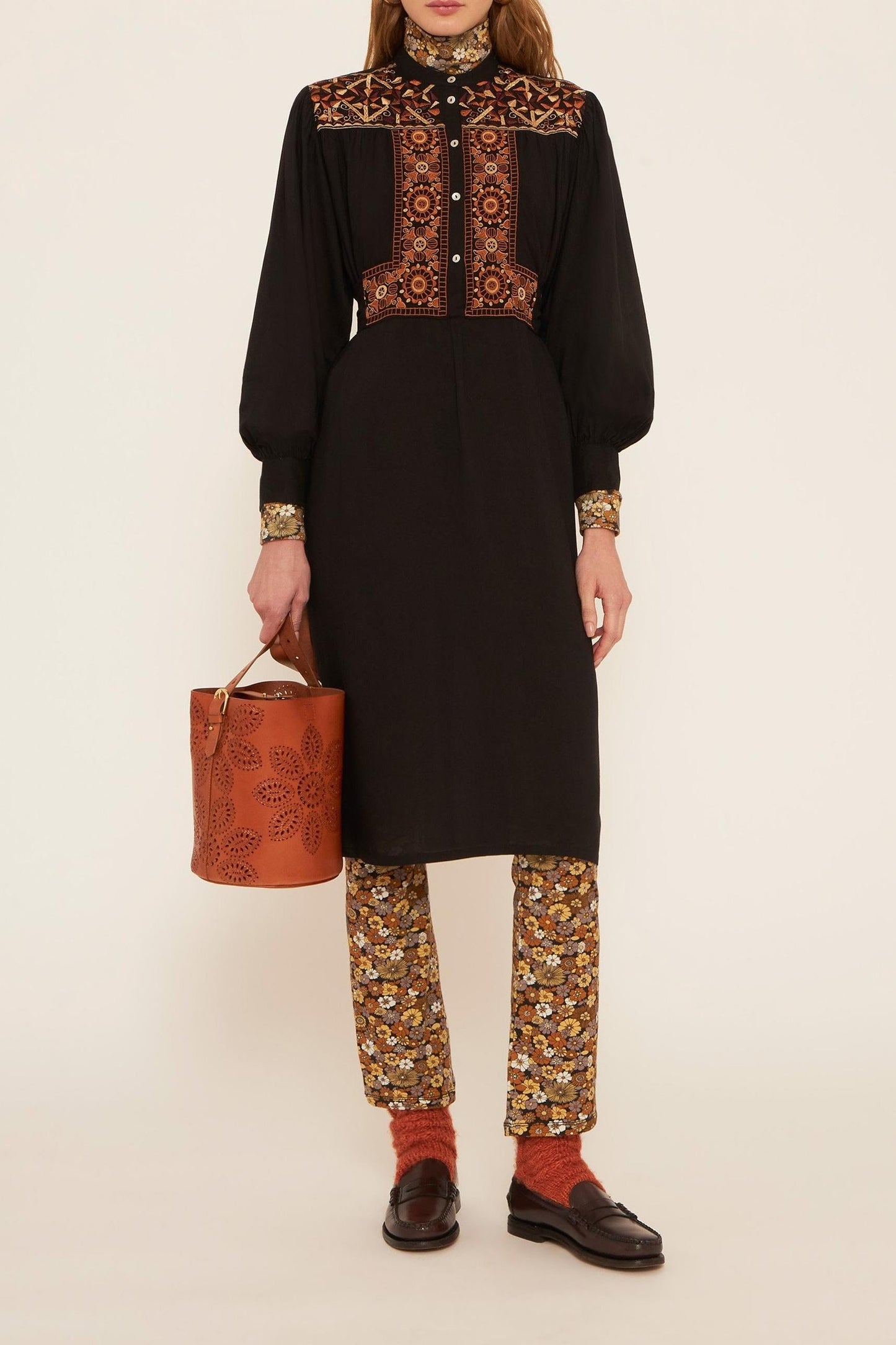 Vestido bordado Bettina