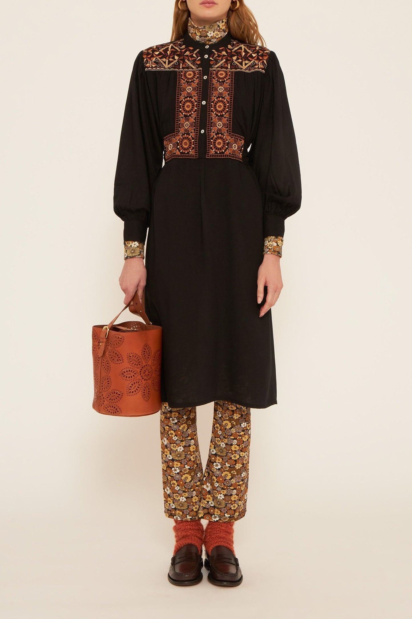 Vestido bordado Bettina