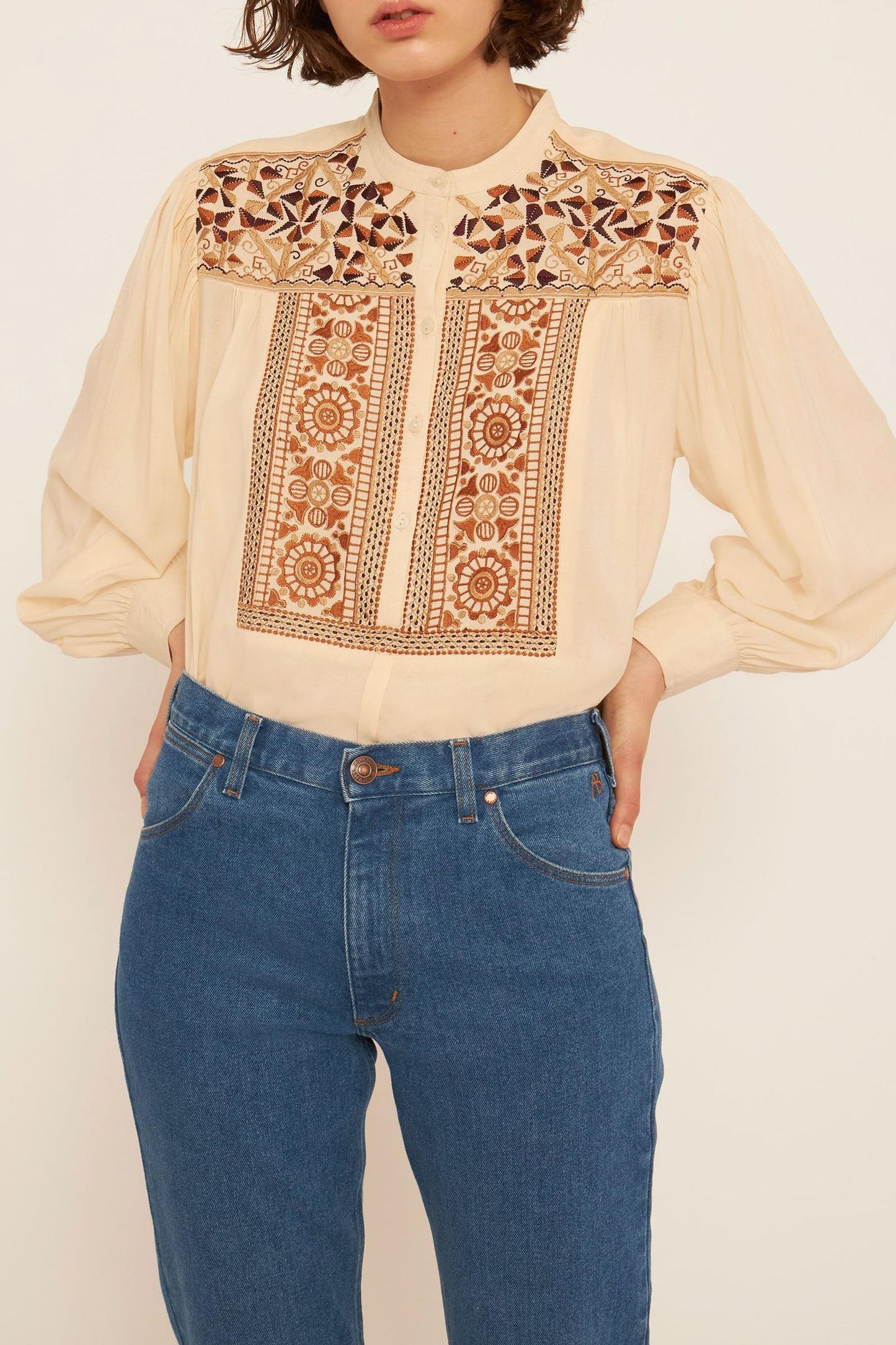 Bettina embroidered blouse