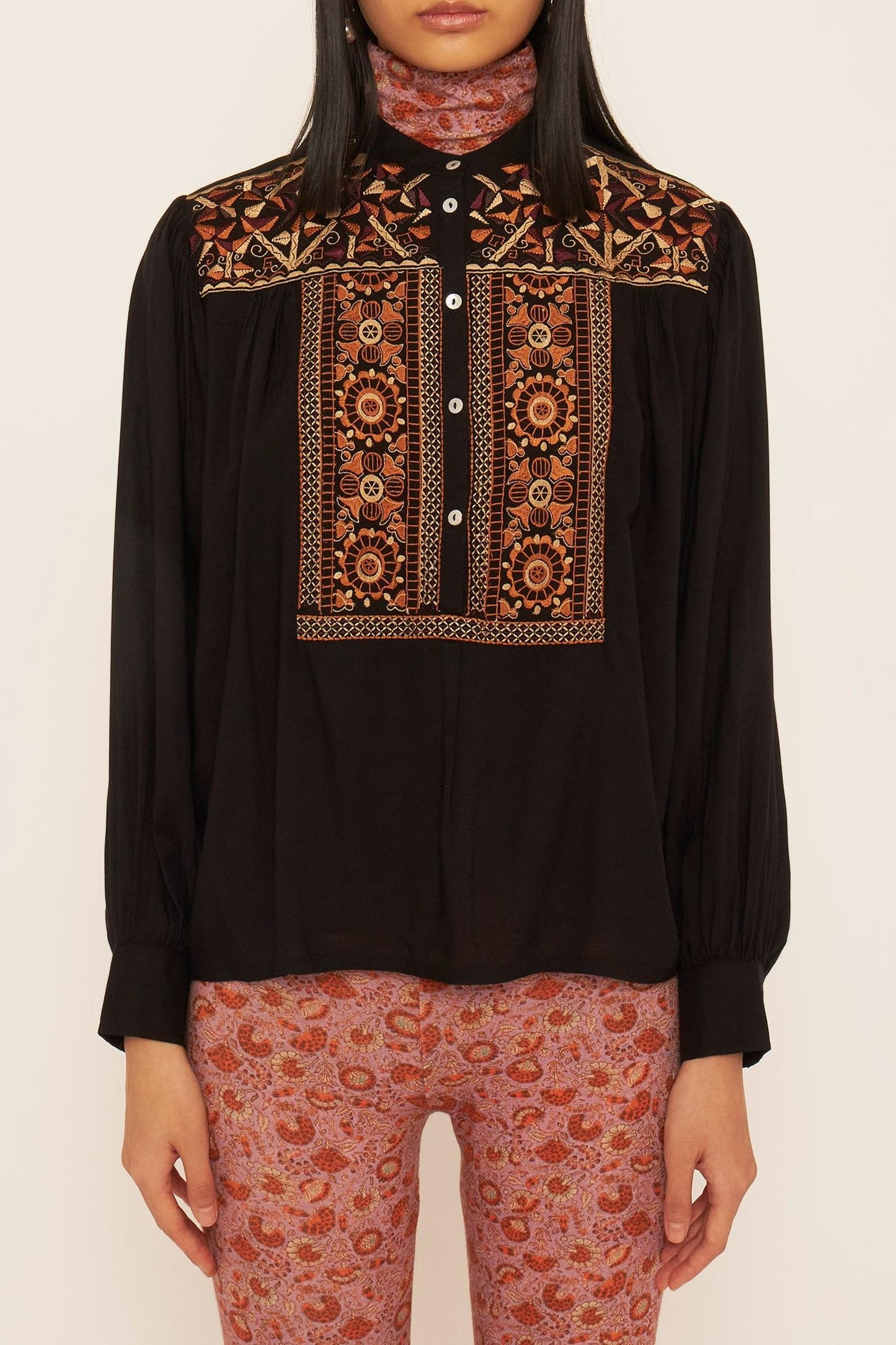 Bettina embroidered blouse