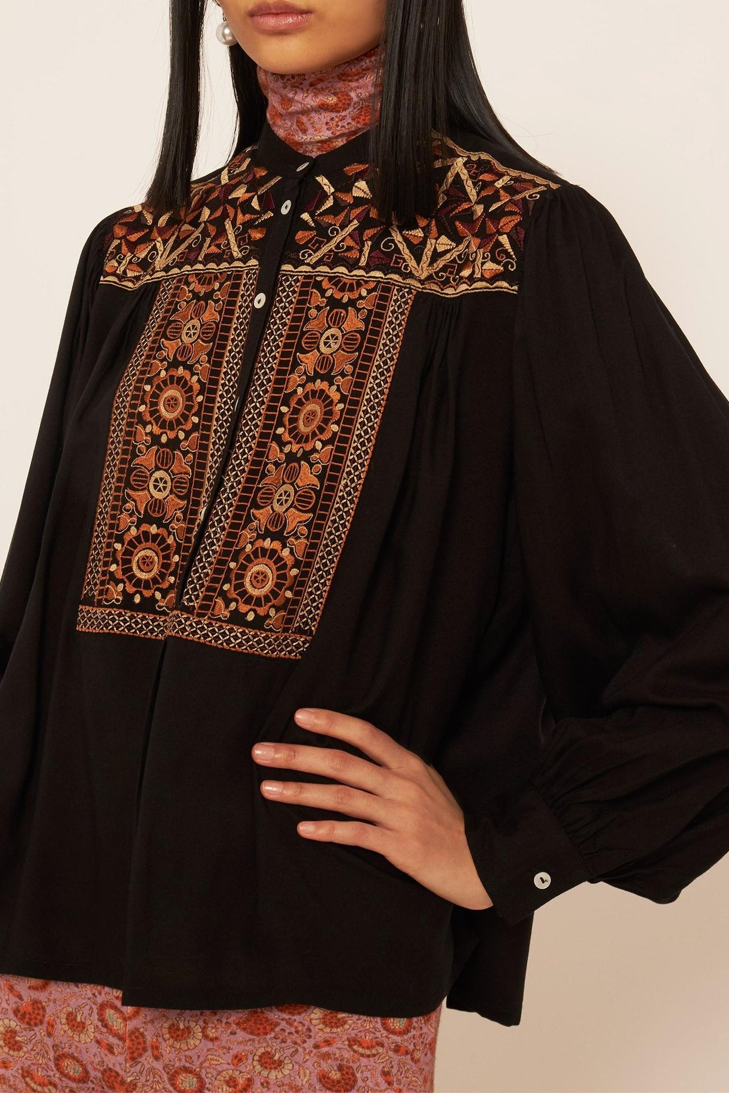 Bettina embroidered blouse