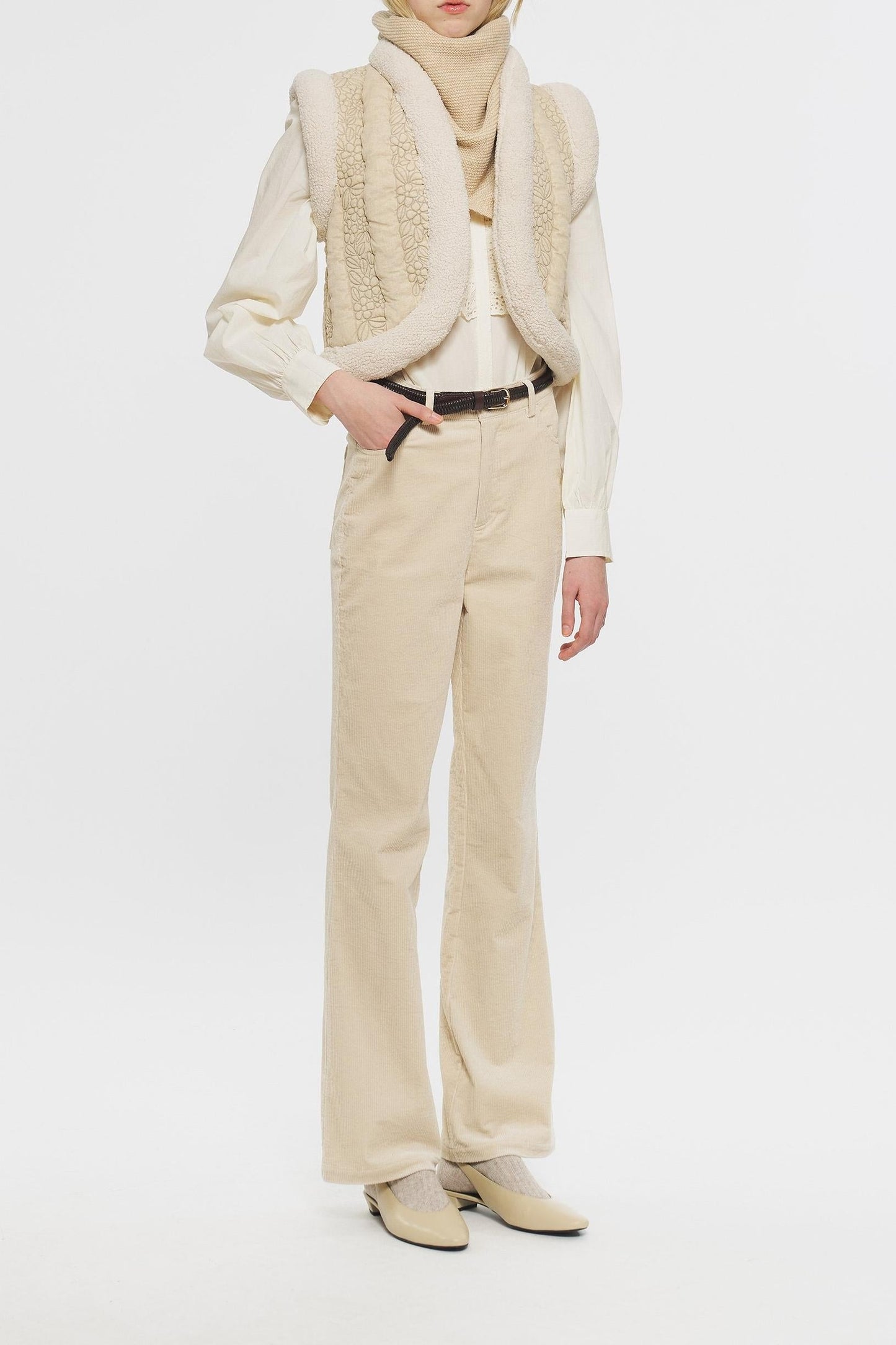 Sophie Embroidered gilet
