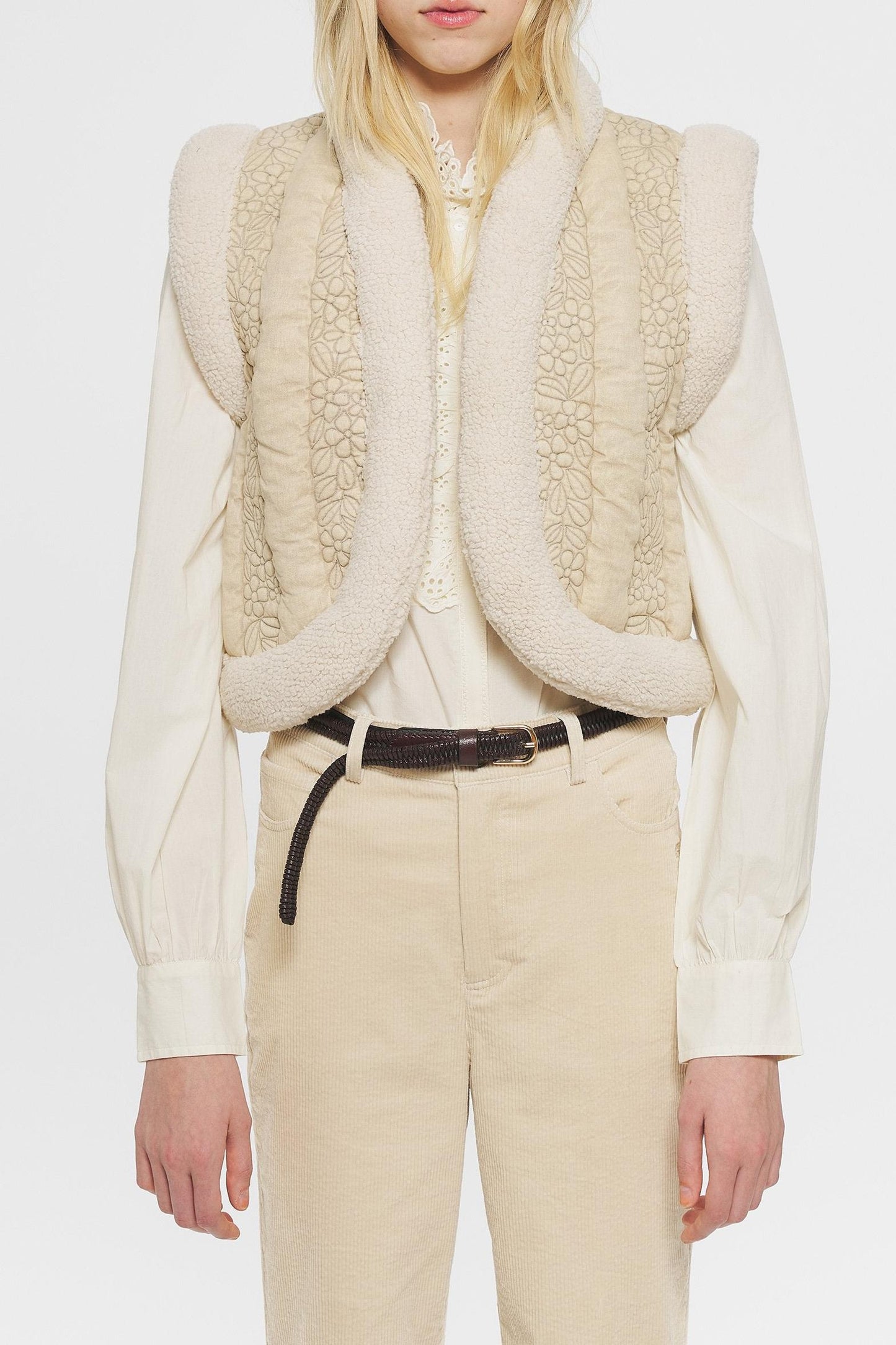Sophie Embroidered gilet