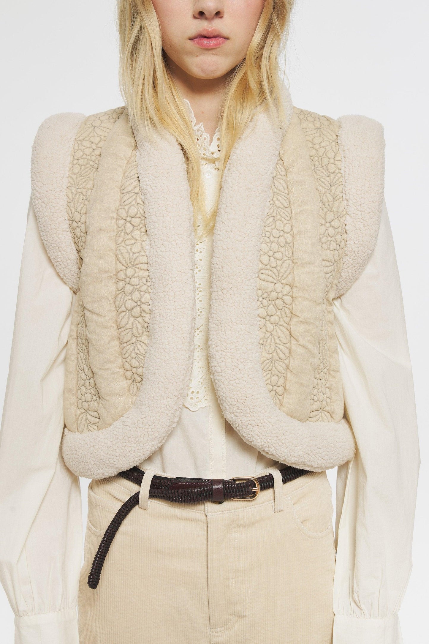 Sophie Embroidered gilet