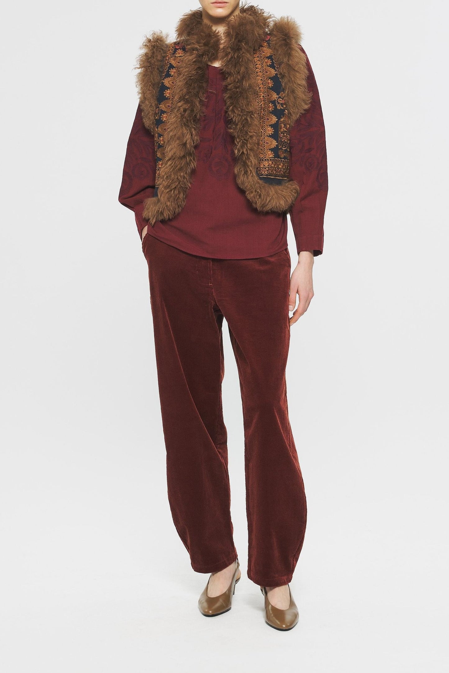 Sandor Embroidered gilet