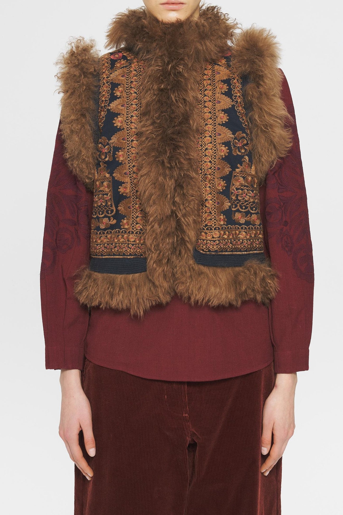 Sandor Embroidered gilet