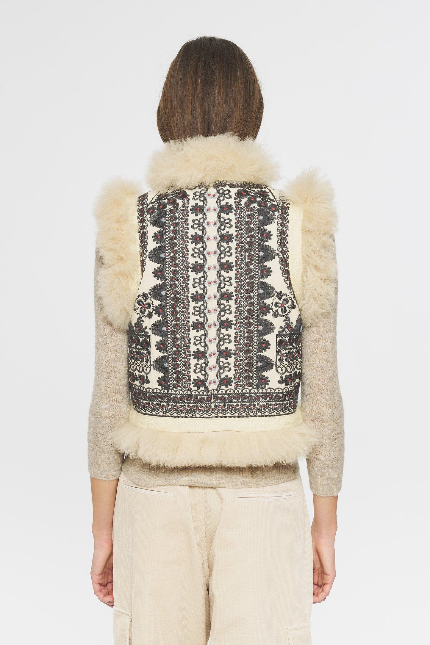 Sandor Embroidered gilet