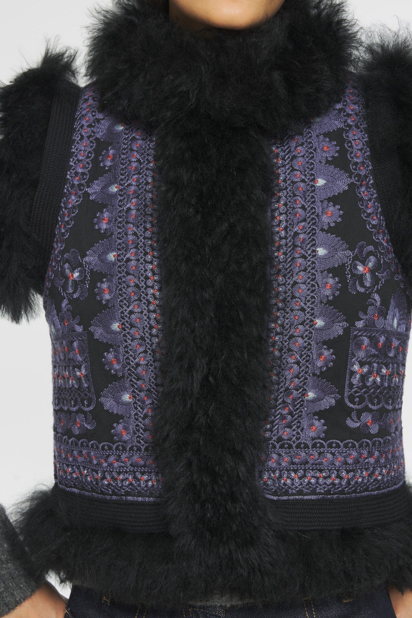 Sandor Embroidered gilet