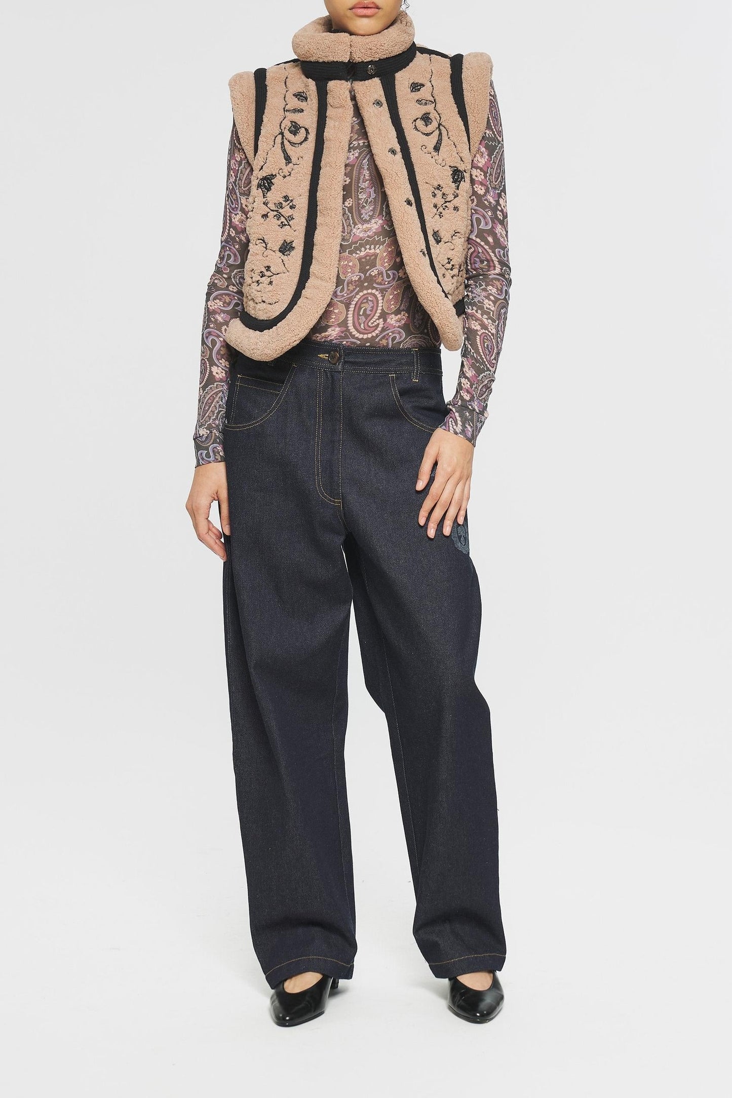 Saliba Embroidered gilet
