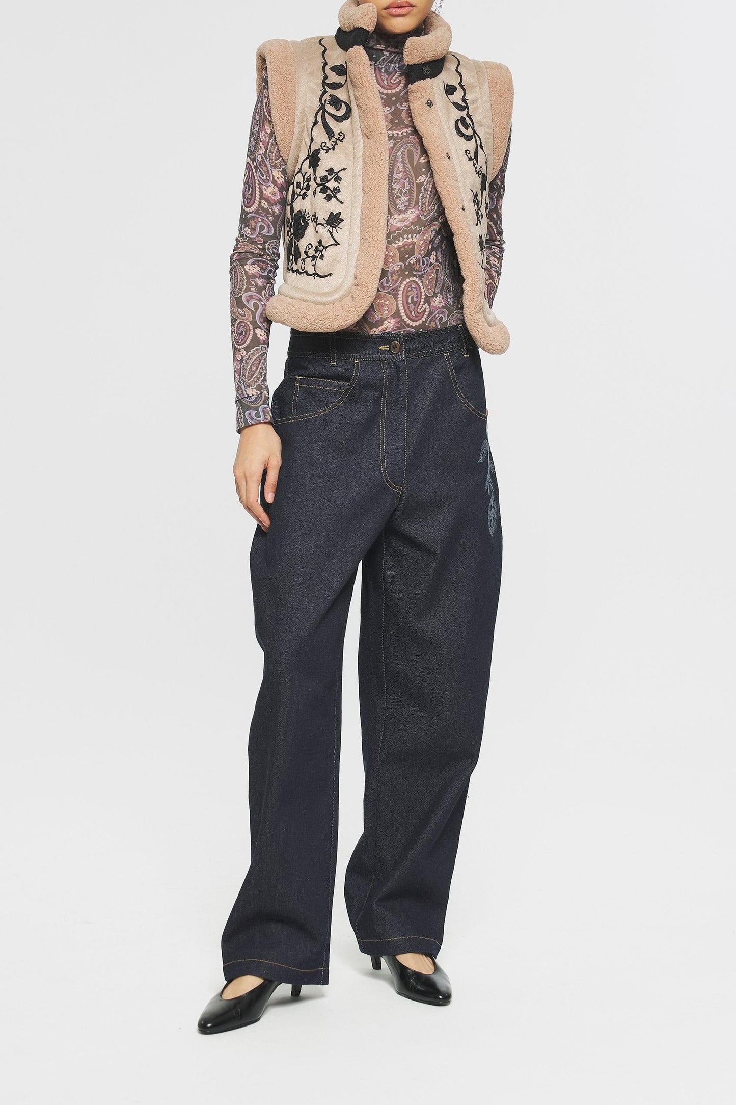 Saliba Embroidered gilet