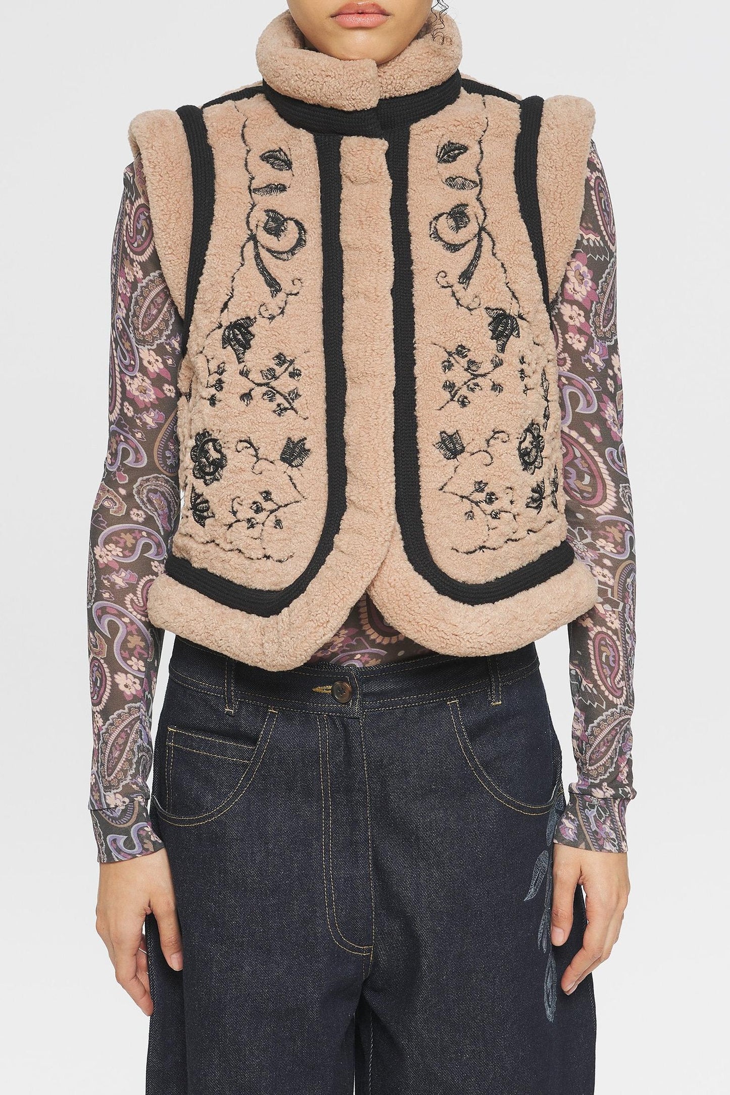 Saliba Embroidered gilet