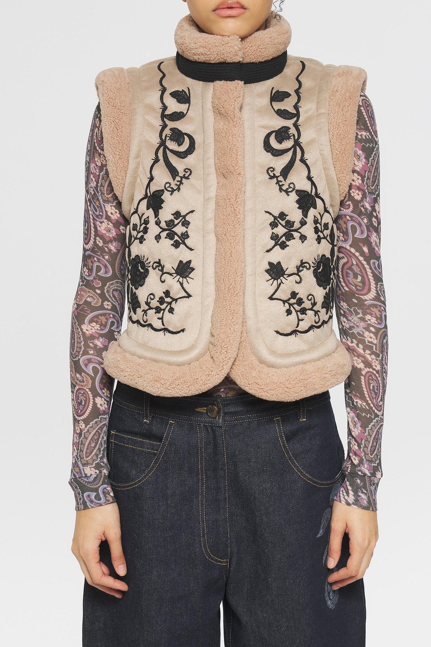 Saliba Embroidered gilet