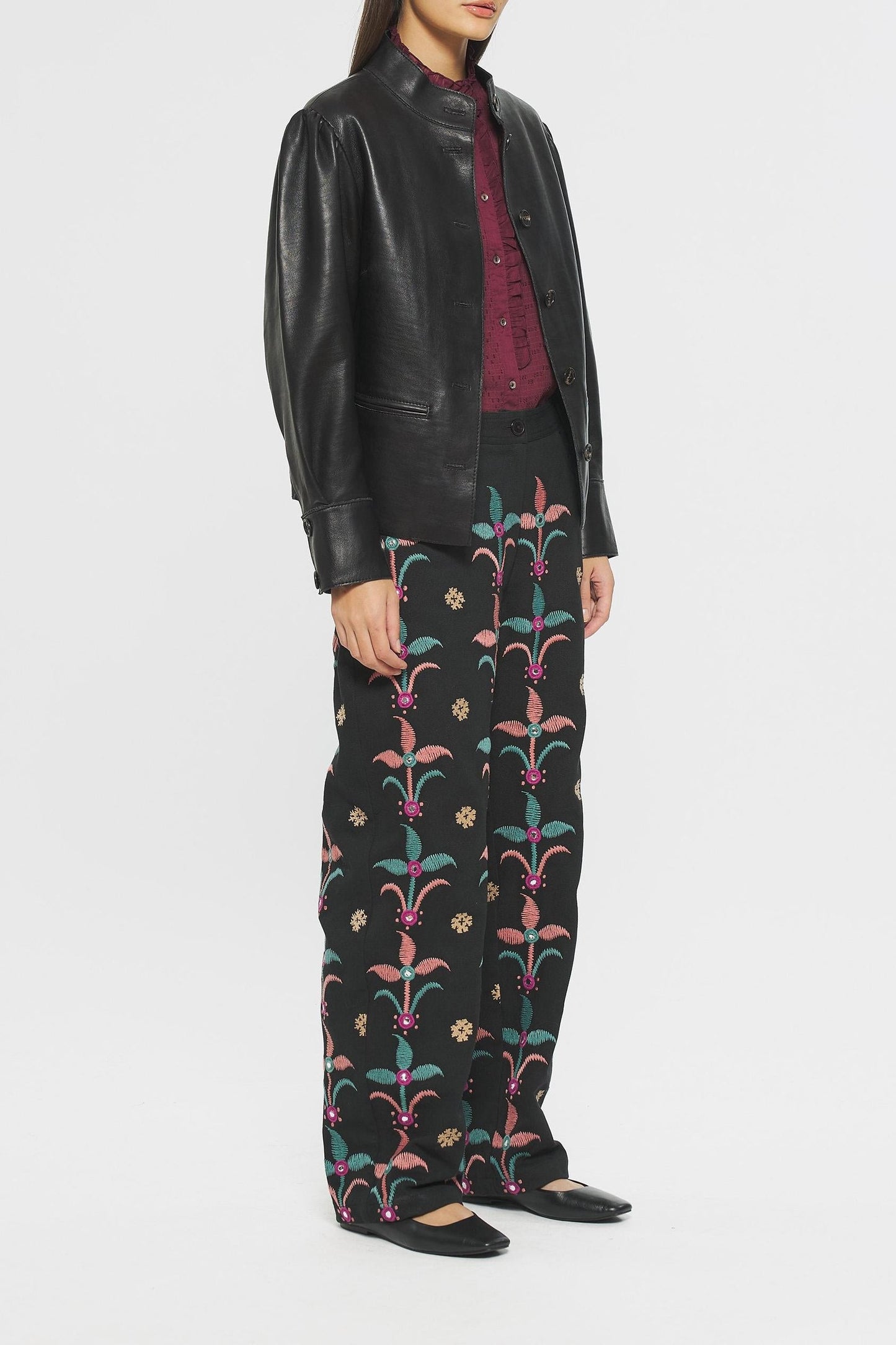Rafi Embroidered trousers