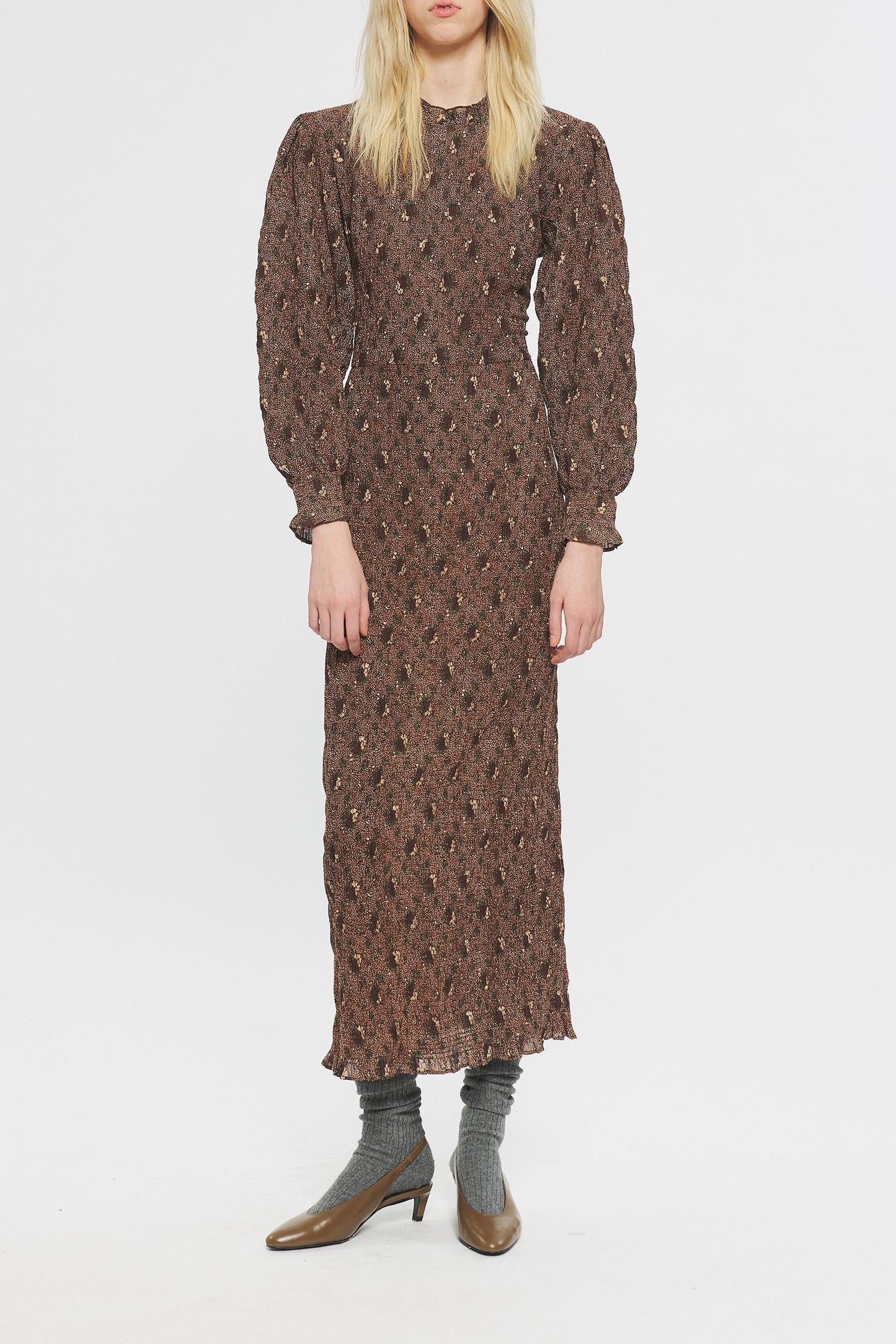 Paddy Smocked maxi dress