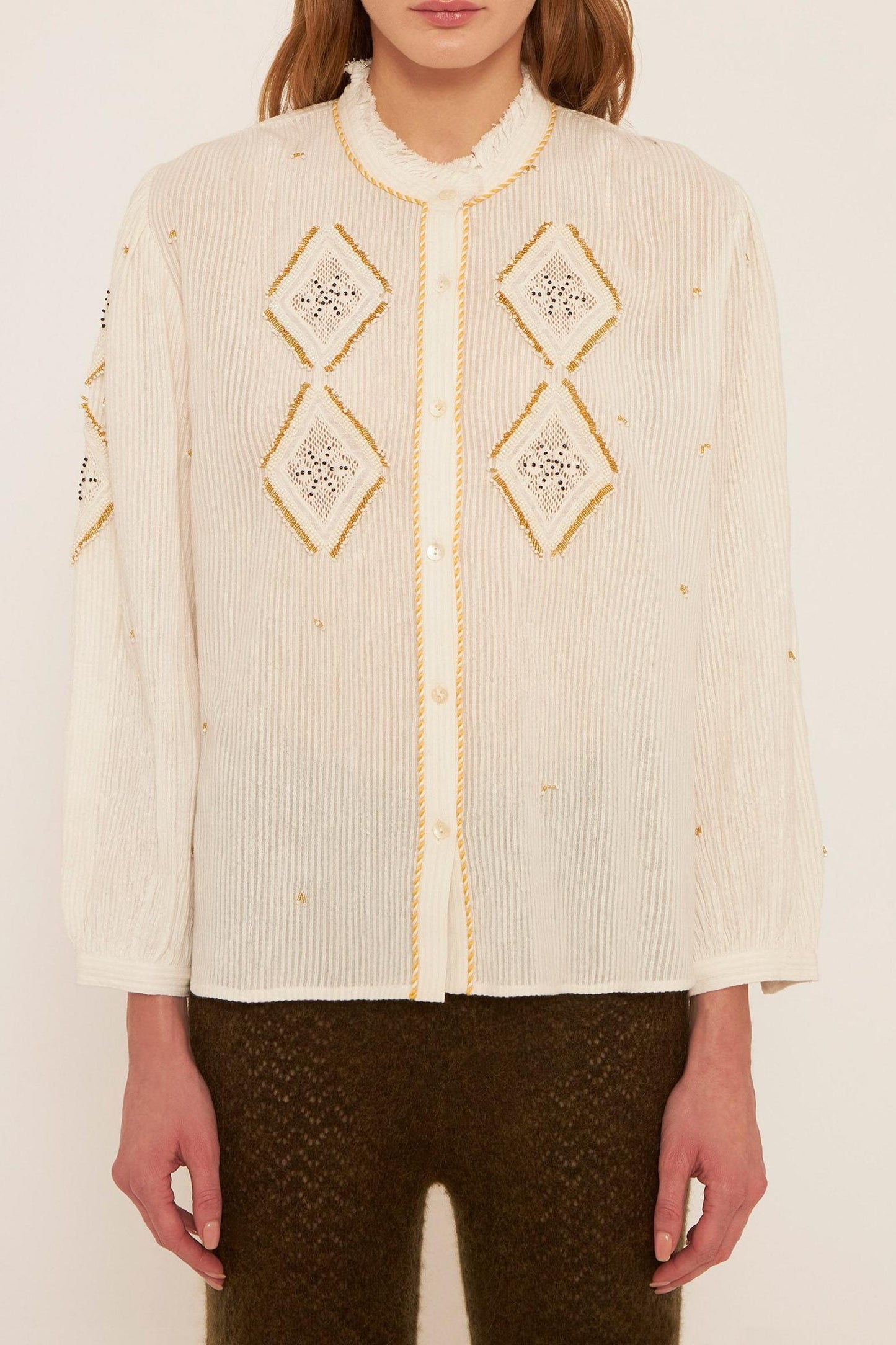 Ayo embroidered blouse