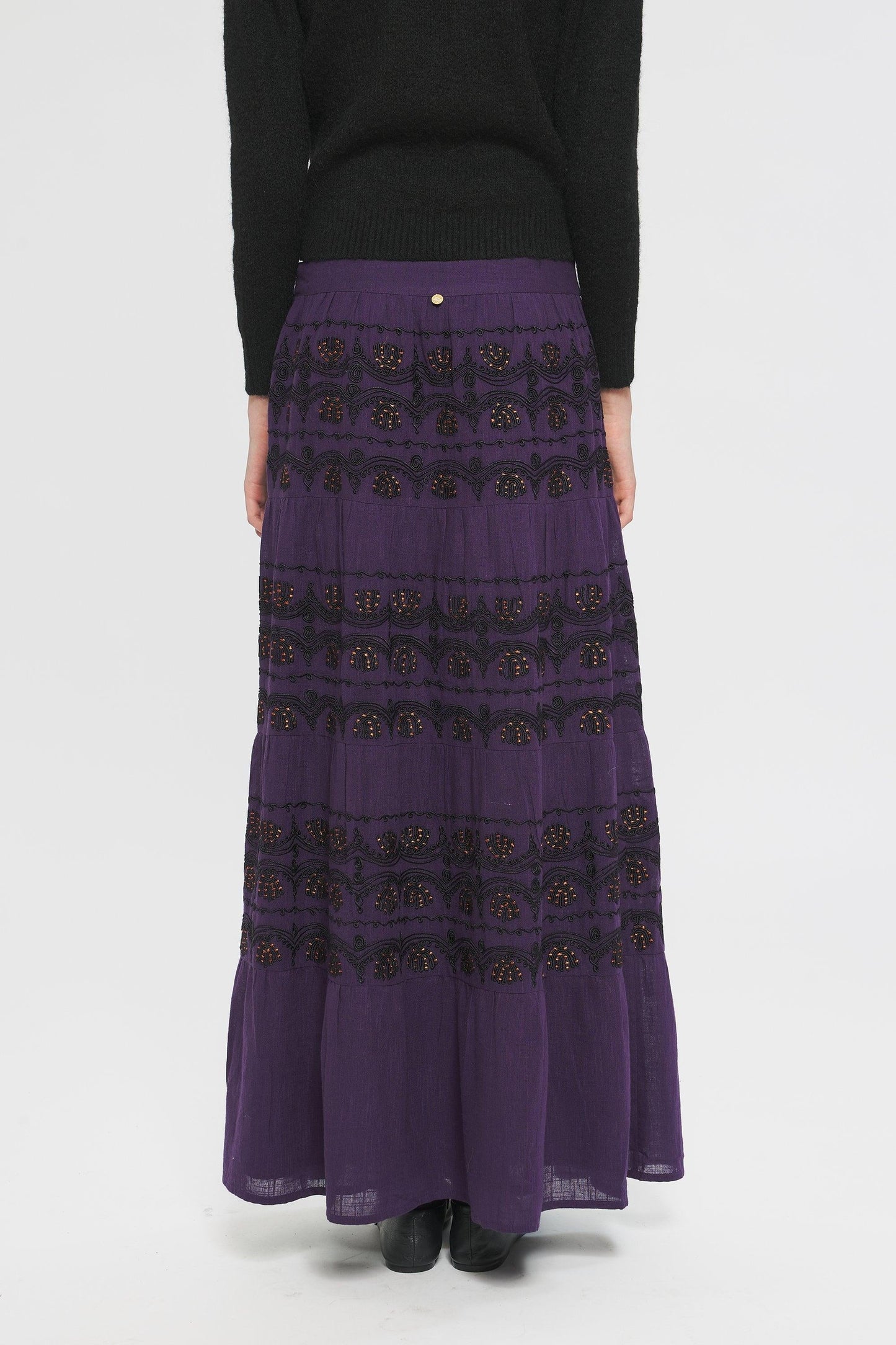 Nelly Embroidered skirt