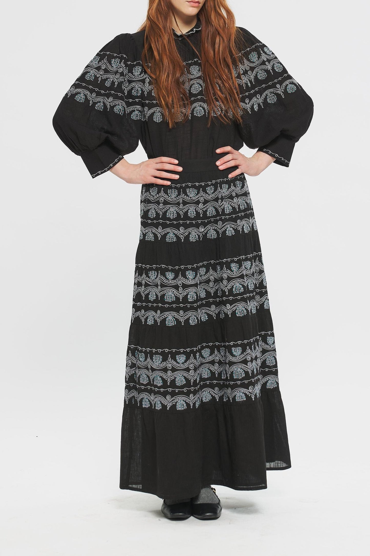 Nelly Embroidered skirt