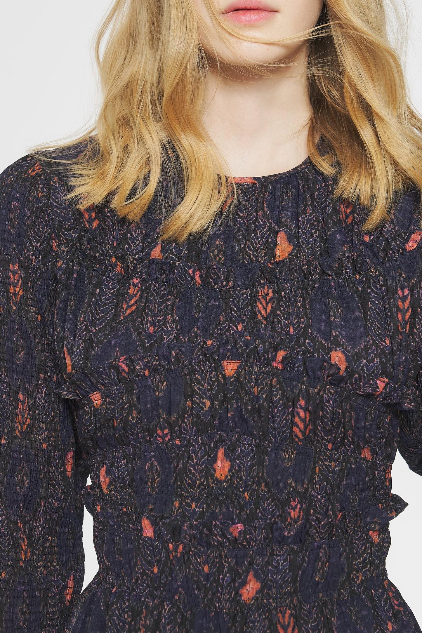 Mani Print mini dress