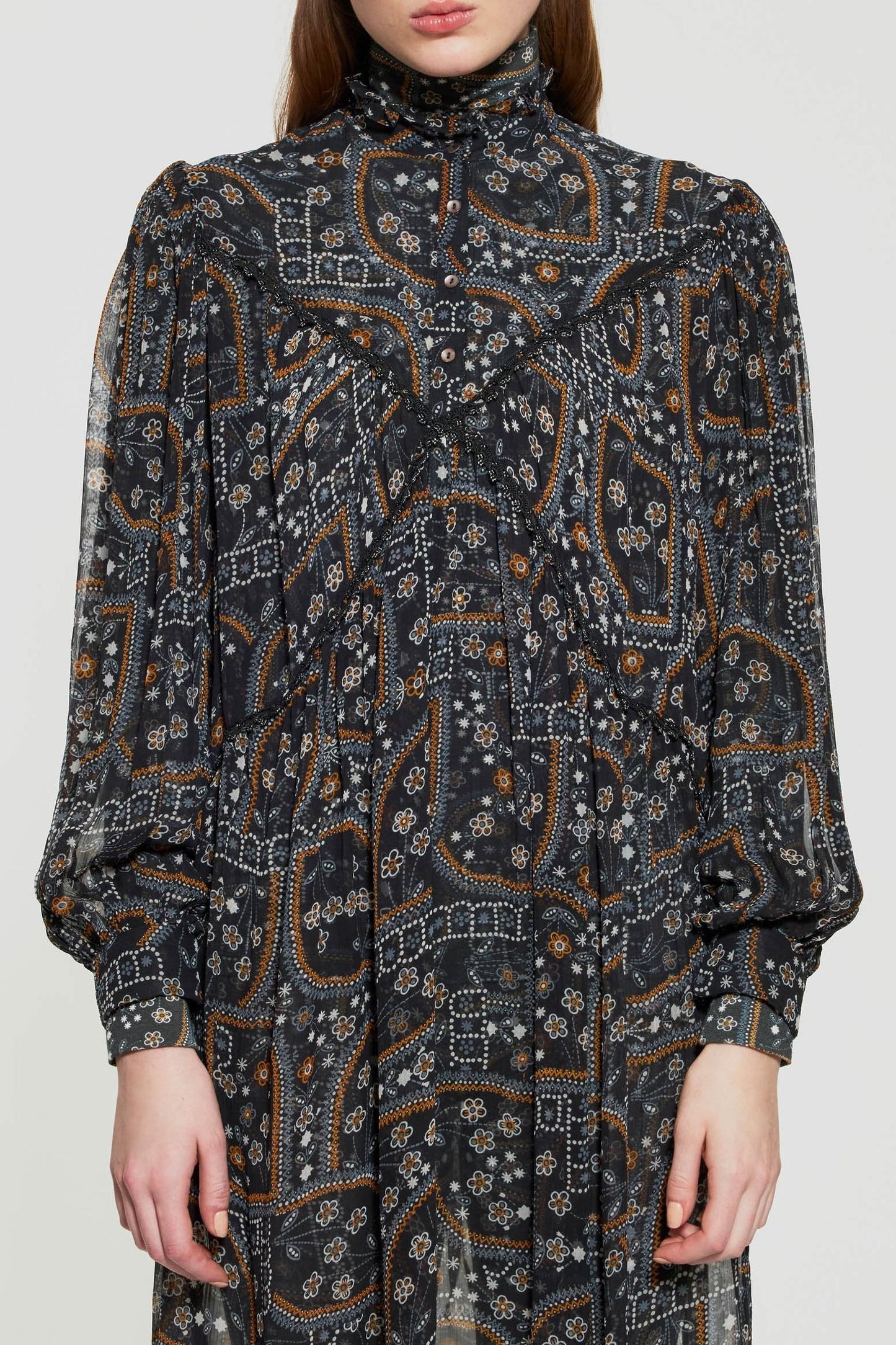 Vestido transparente Elie