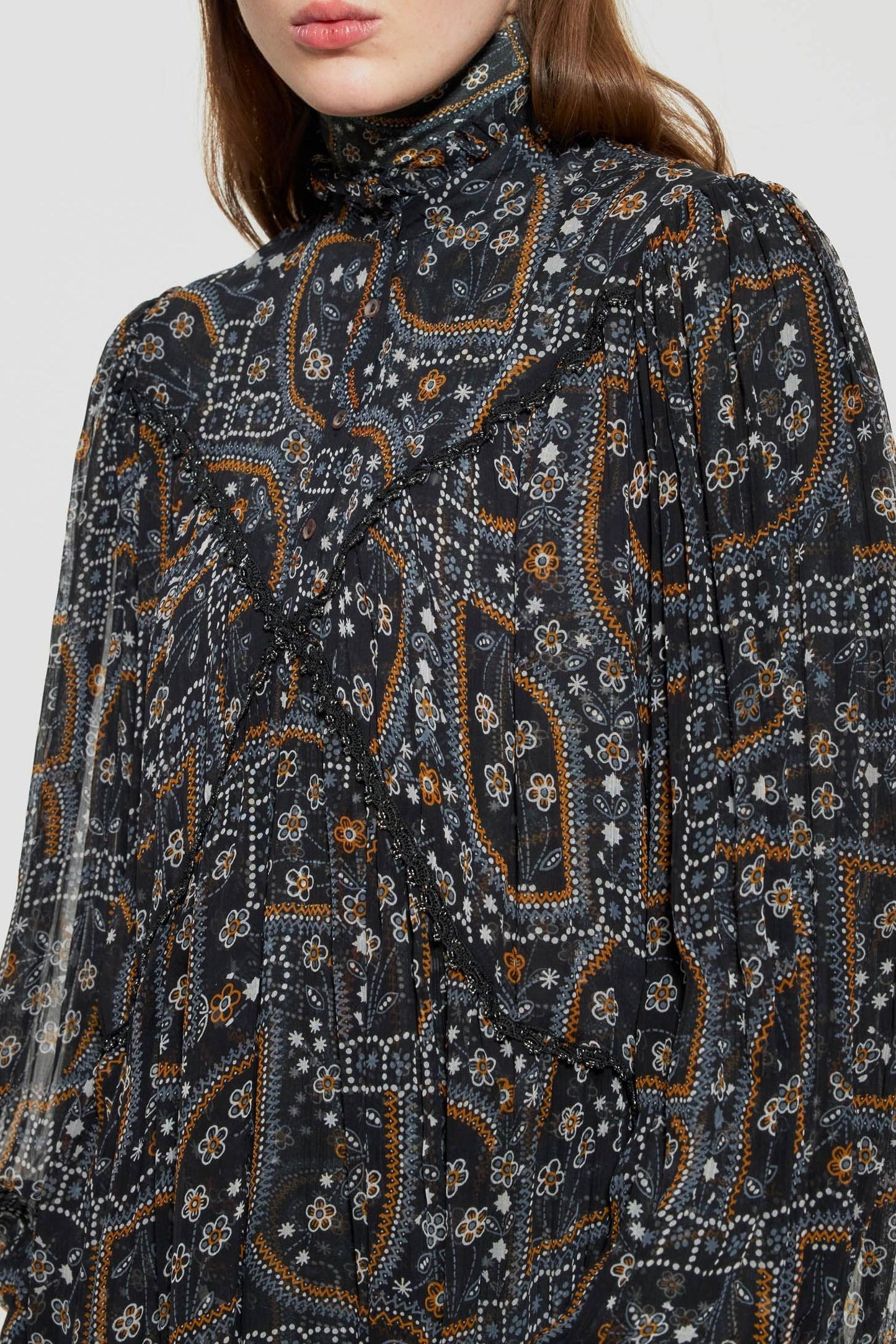 Vestido transparente Elie