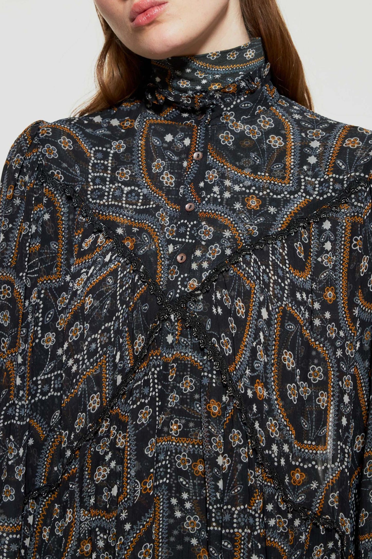 Vestido transparente Elie