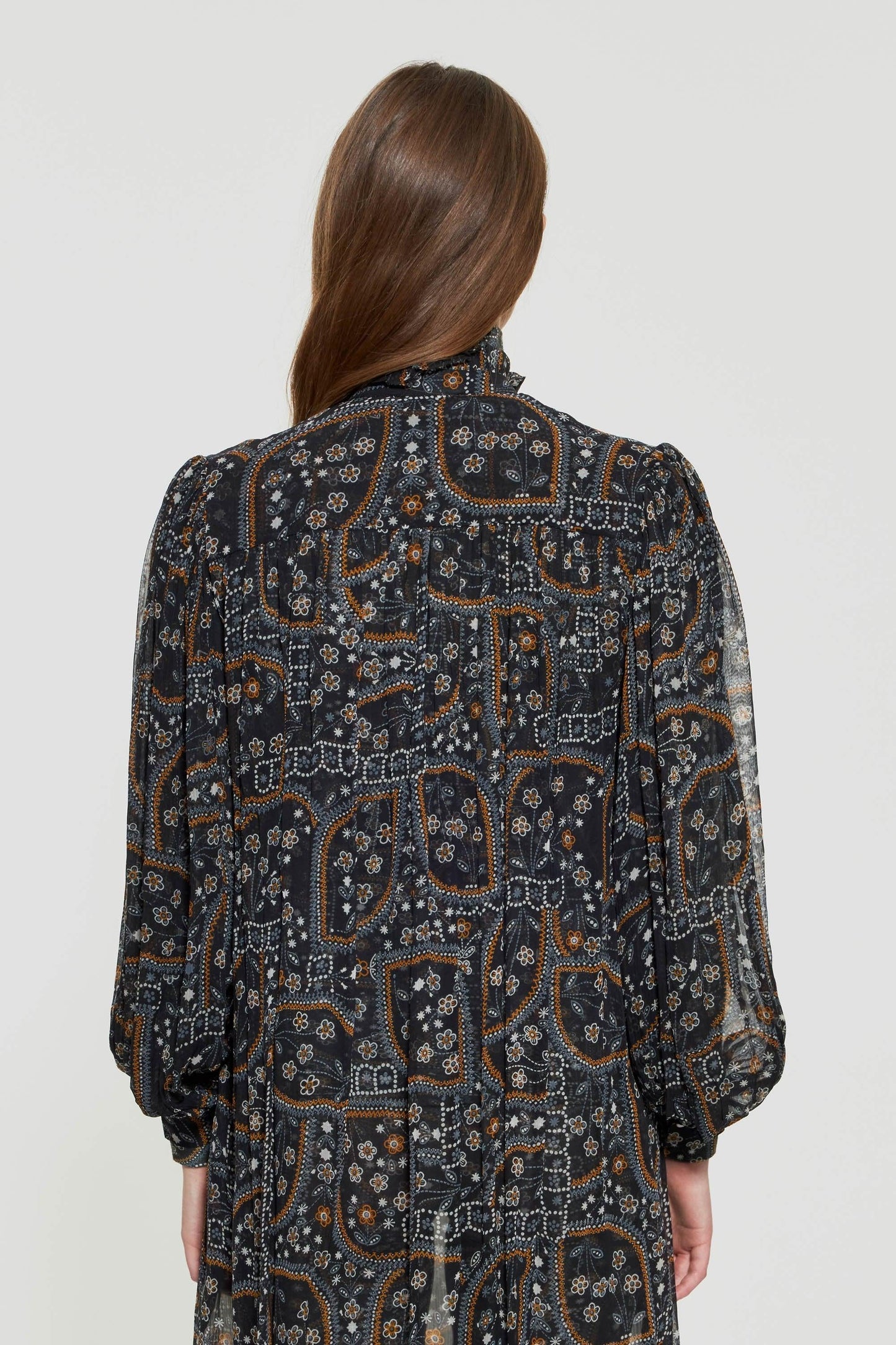 Vestido transparente Elie