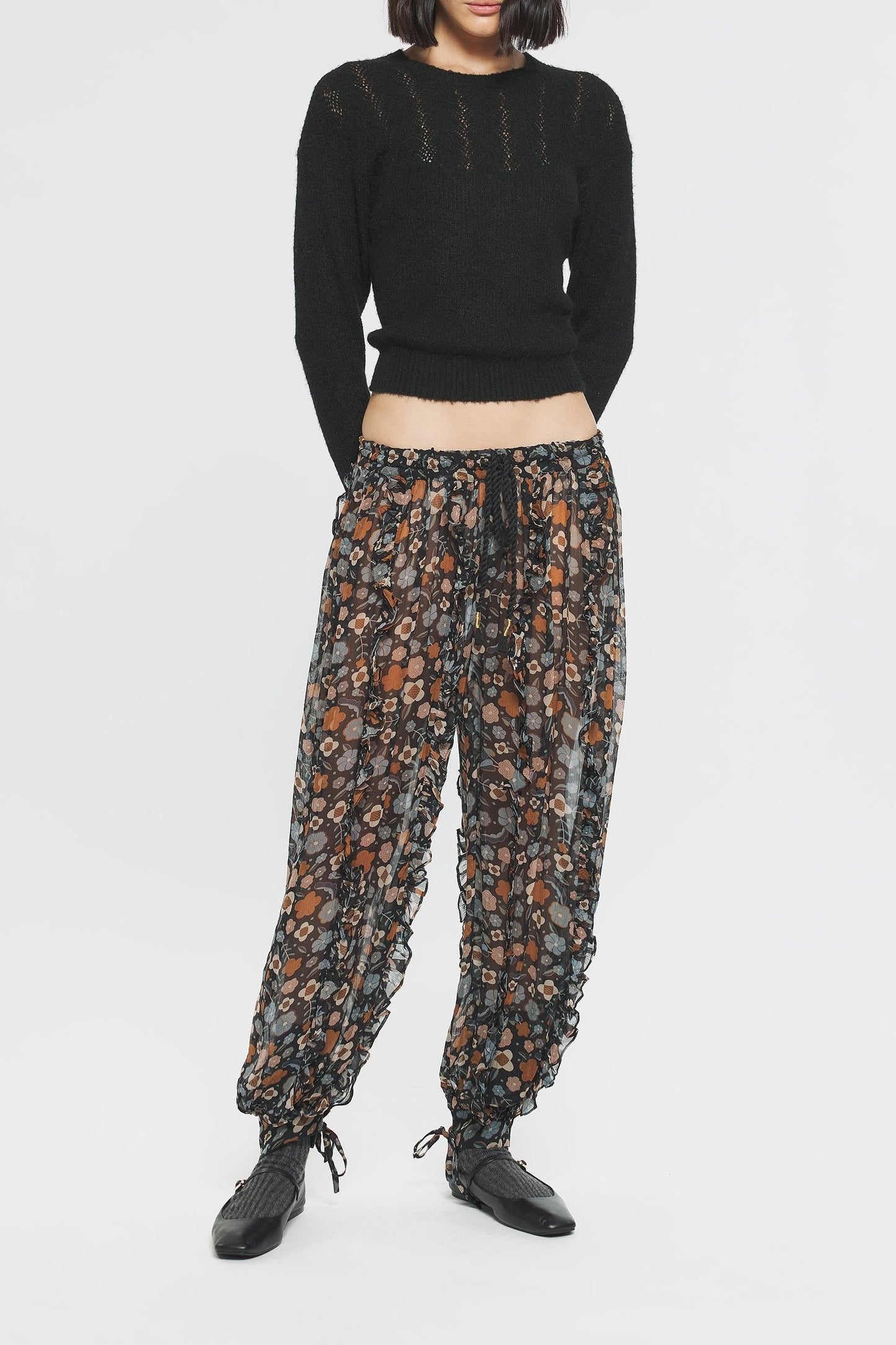 Leila Printed harem pants