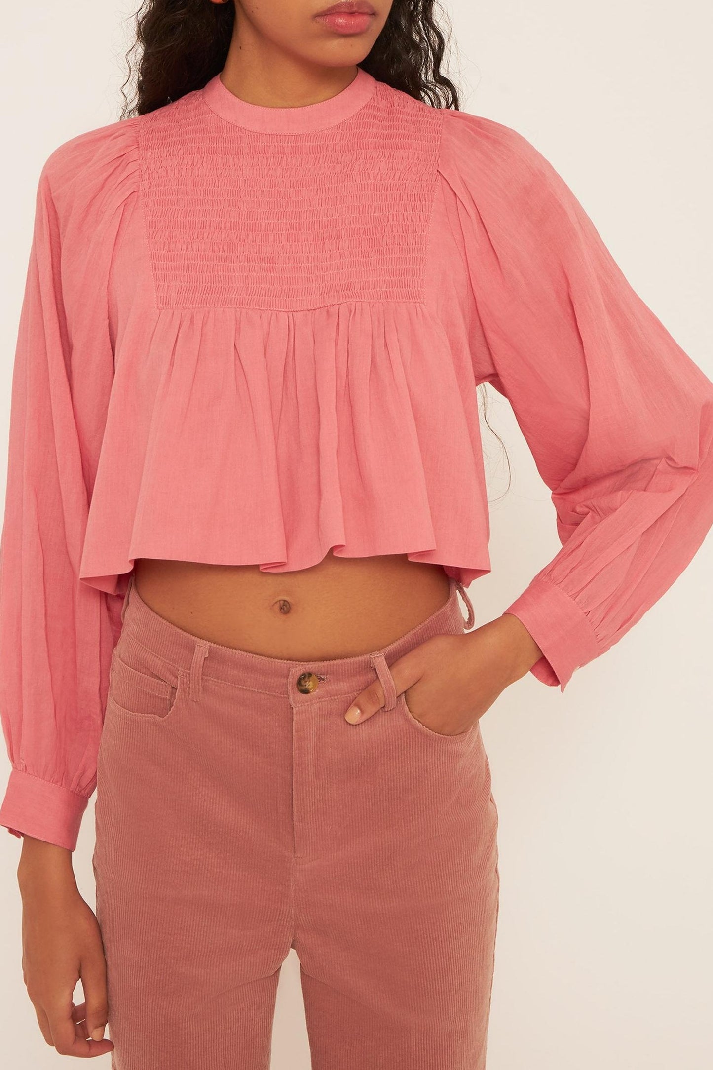 Anahi cropped blouse