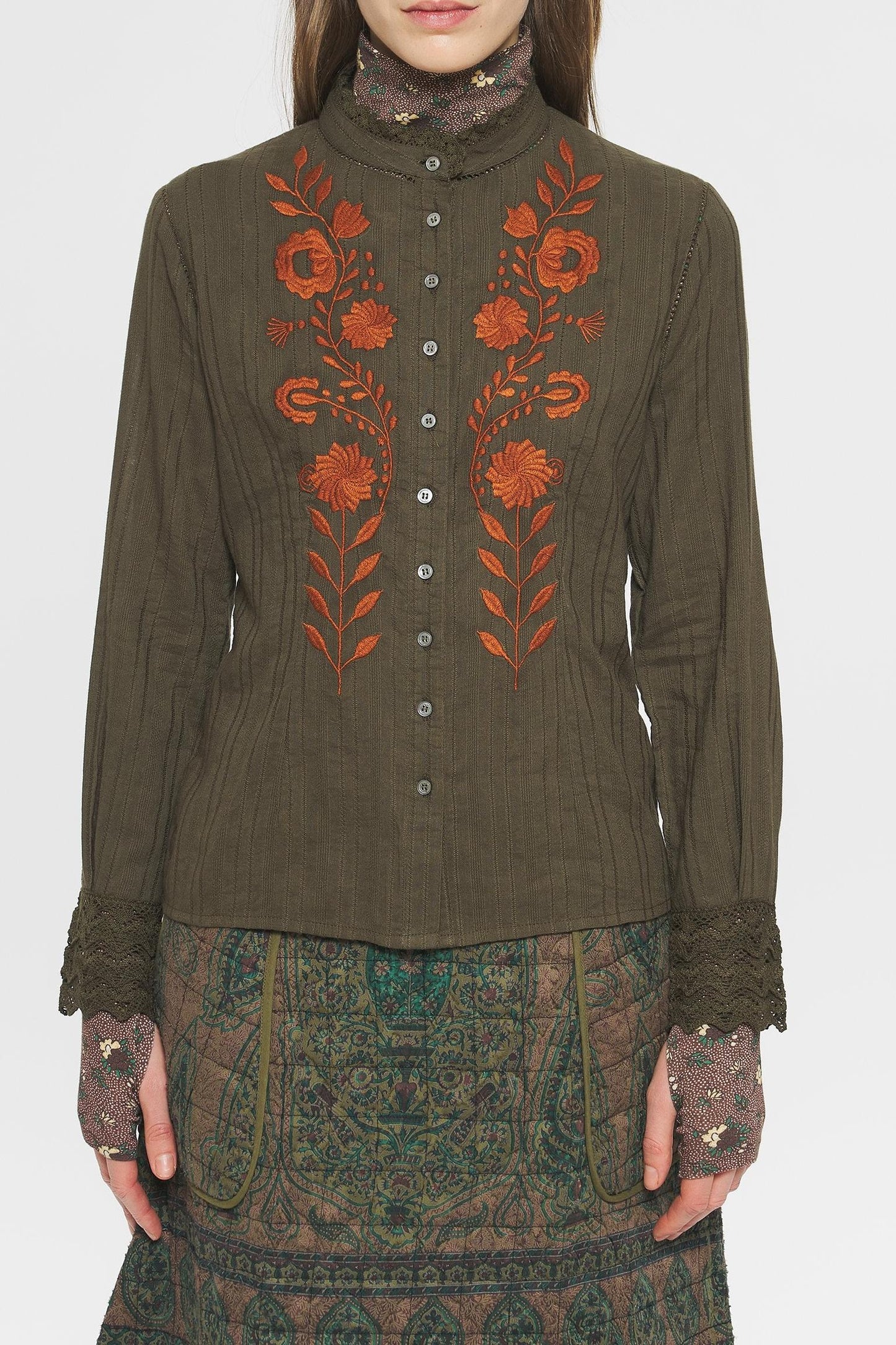 Kiss Embroidered blouse