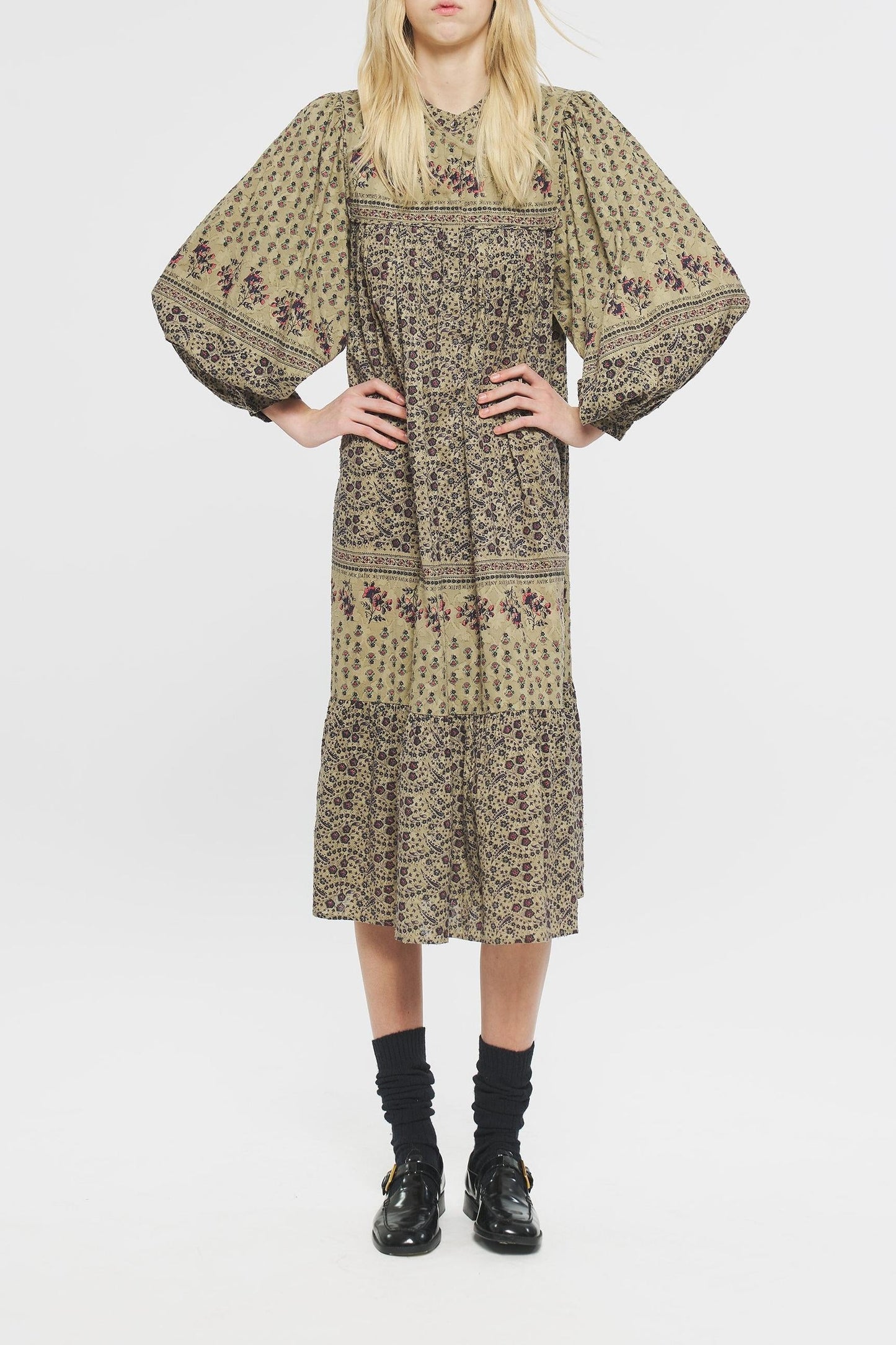 Irina Print maxi dress