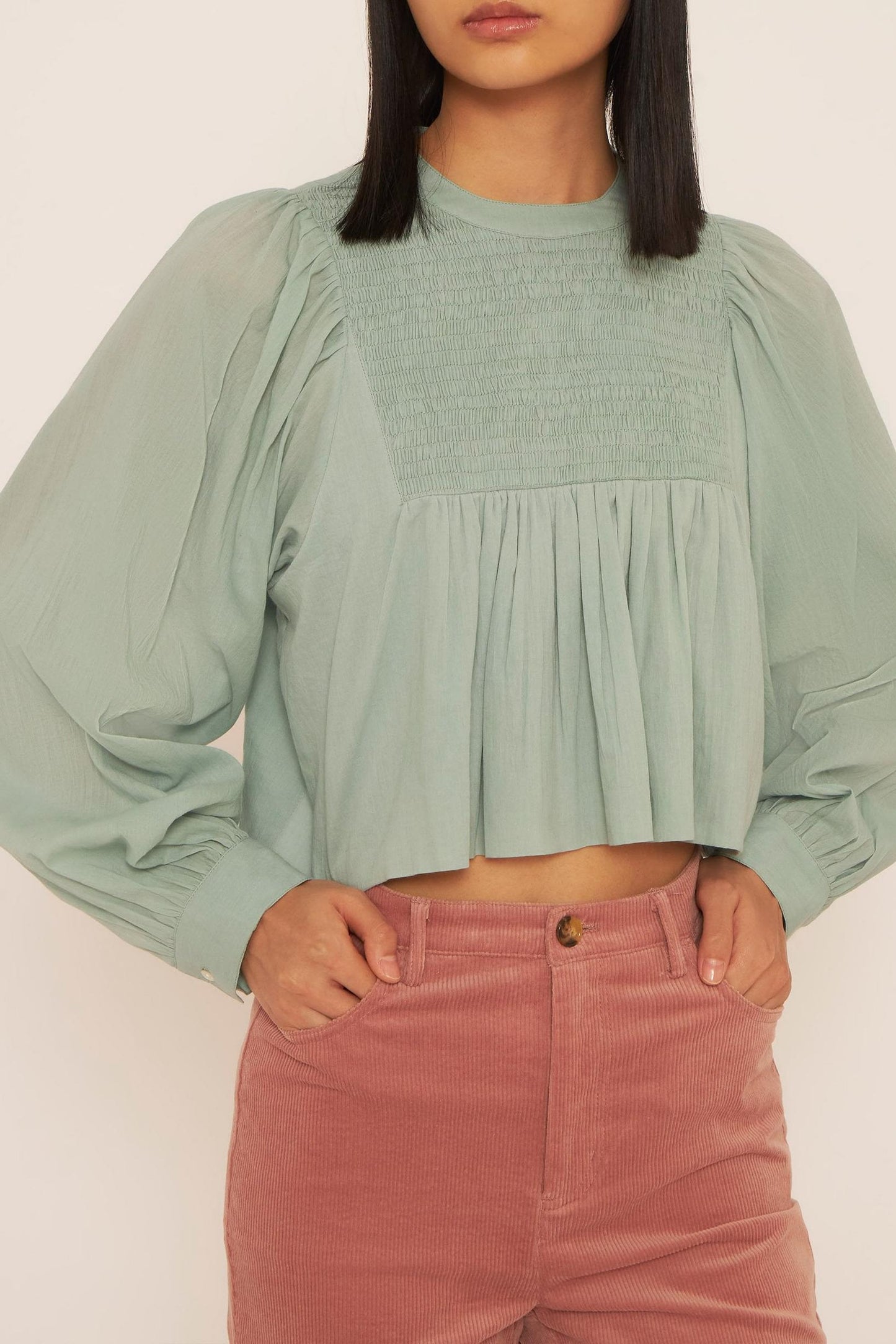 Anahi cropped blouse