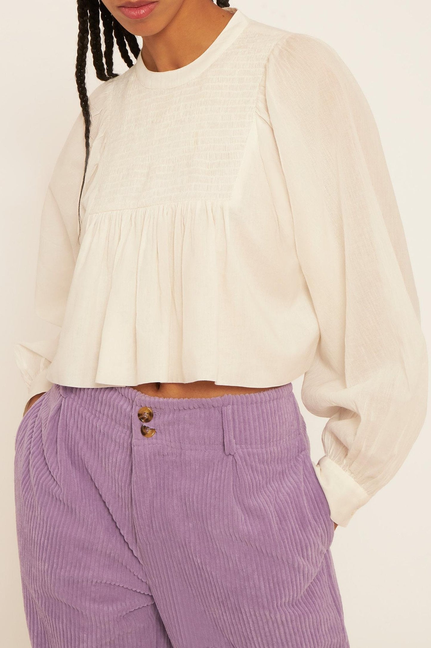 Anahi cropped blouse