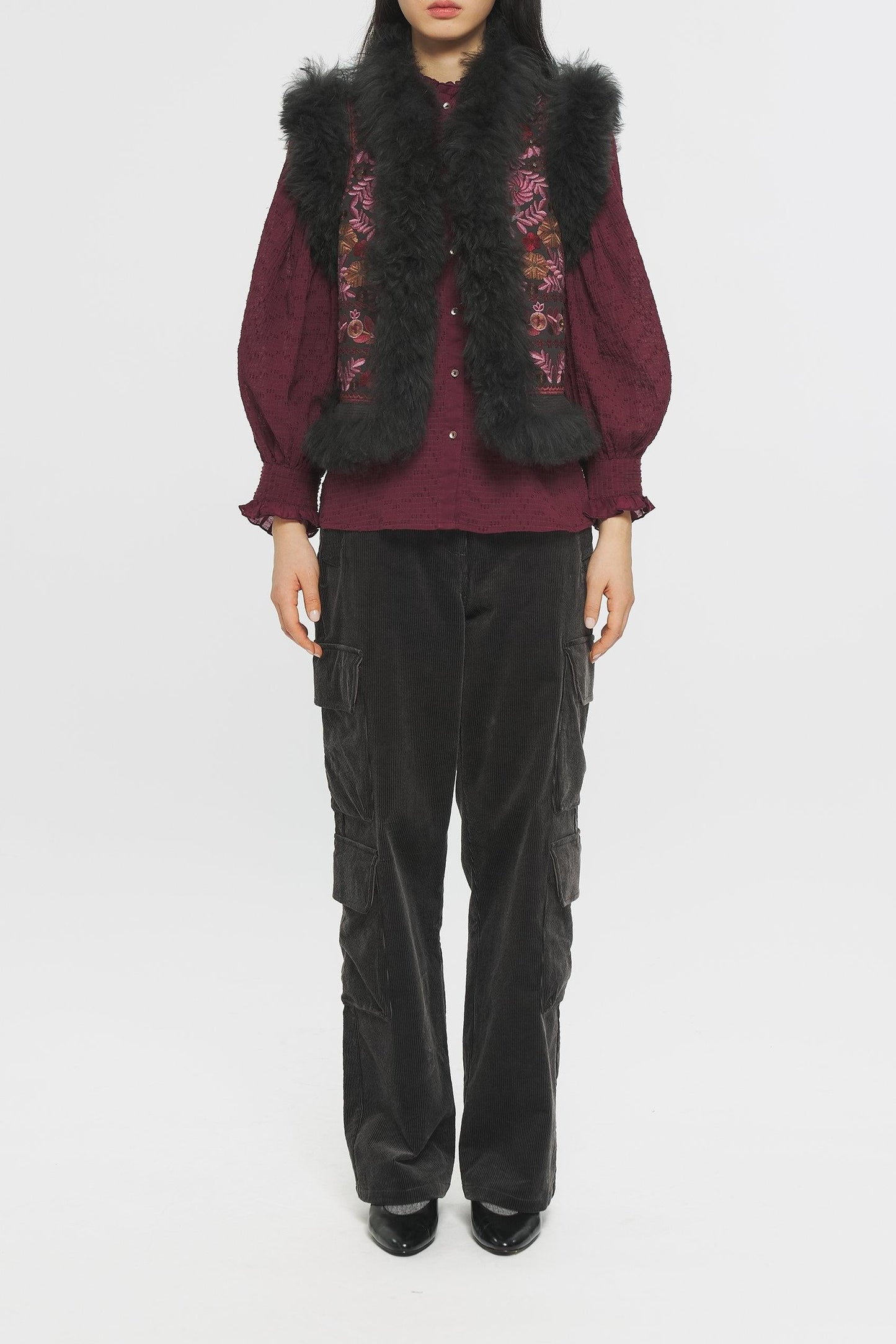 Huguet Embroidered gilet