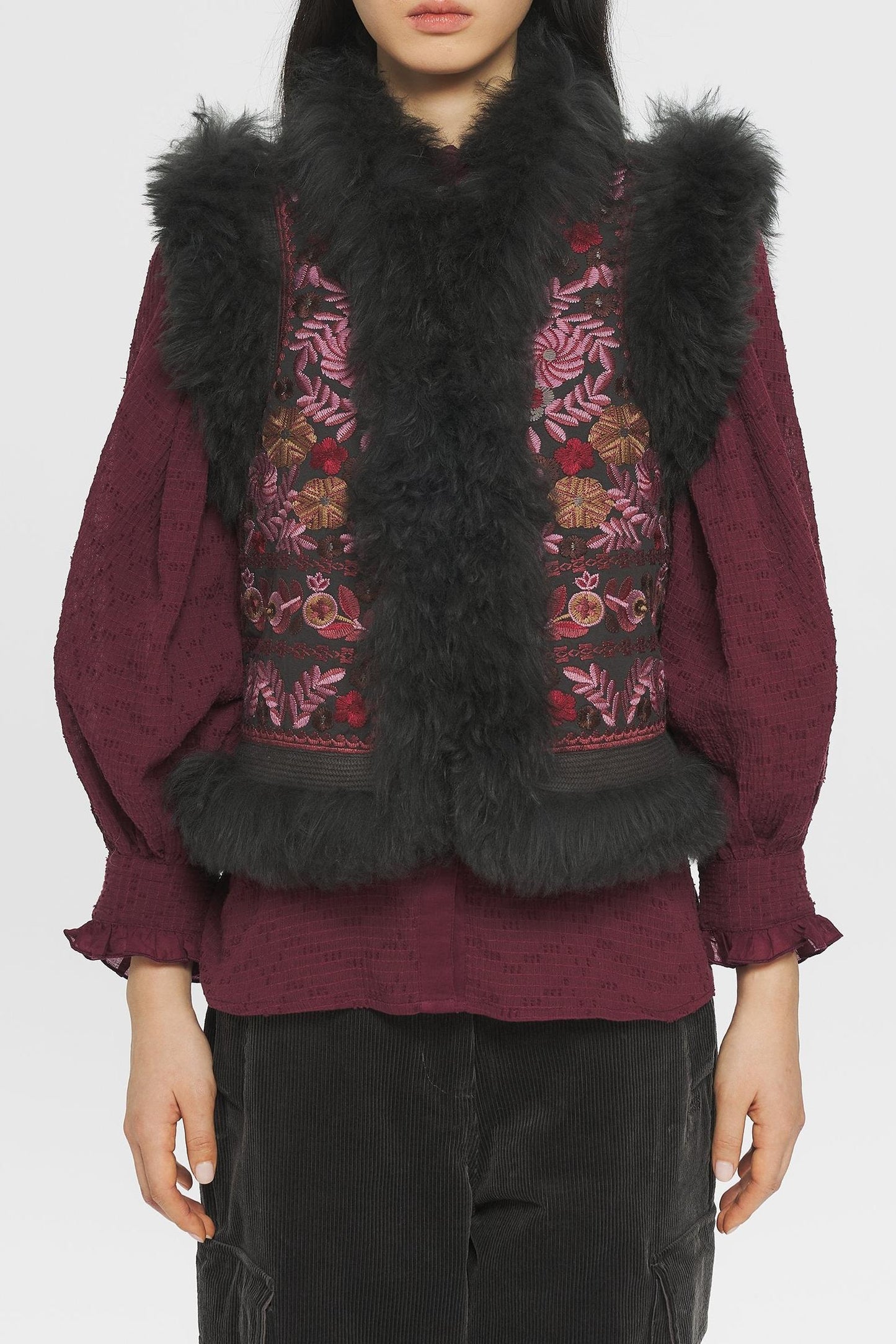 Huguet Embroidered gilet