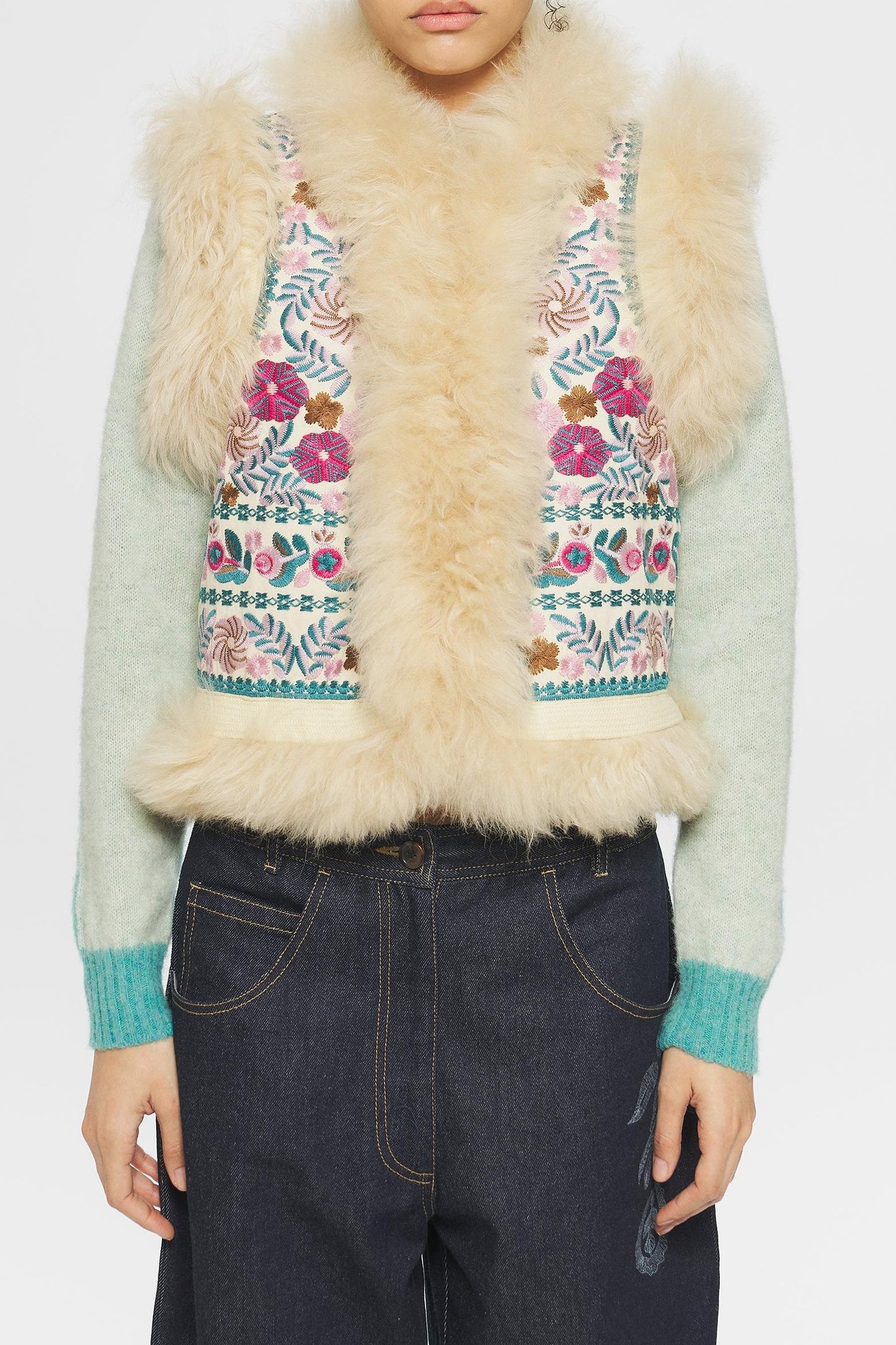 Huguet Embroidered gilet