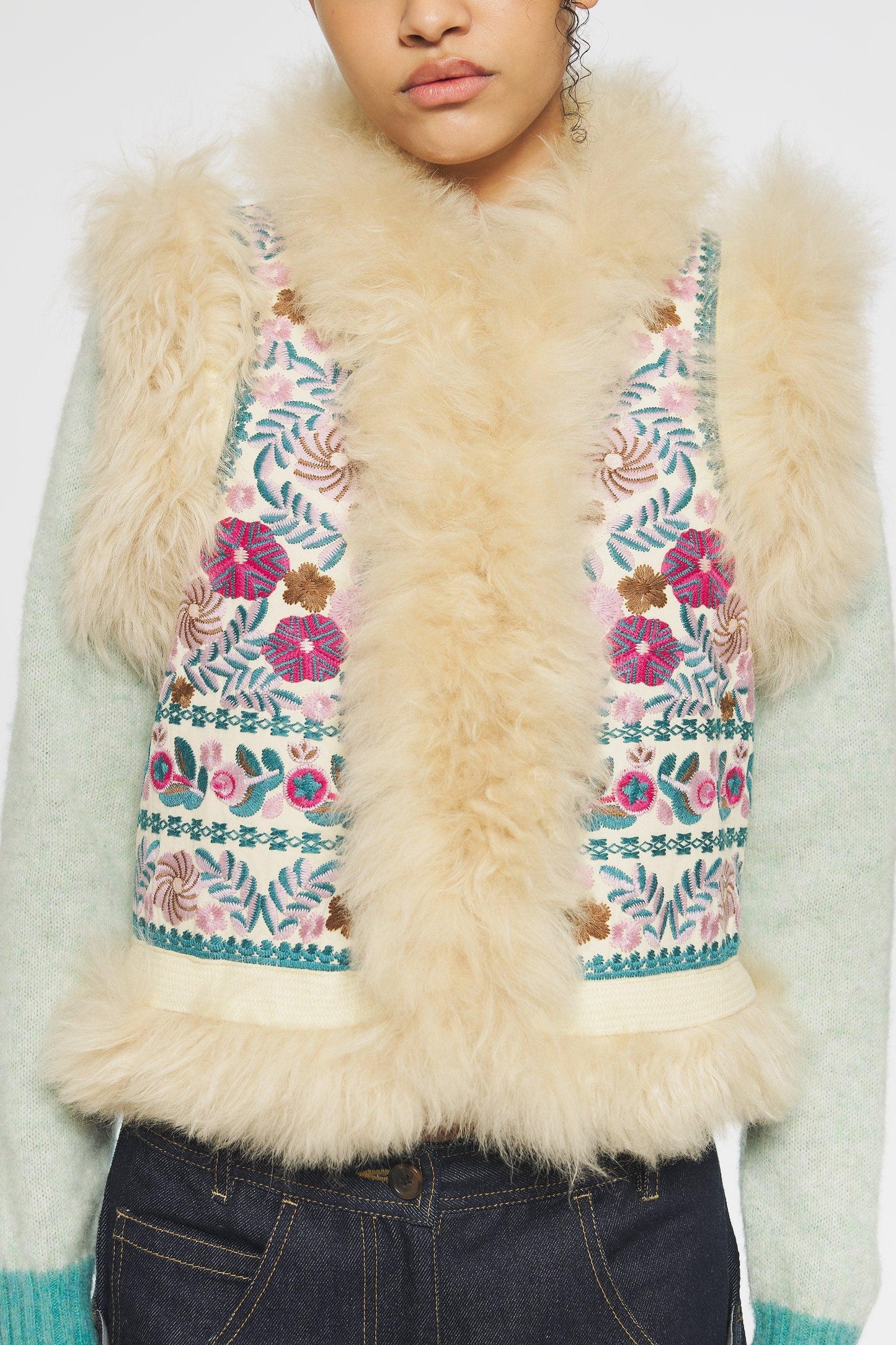 Huguet Embroidered gilet