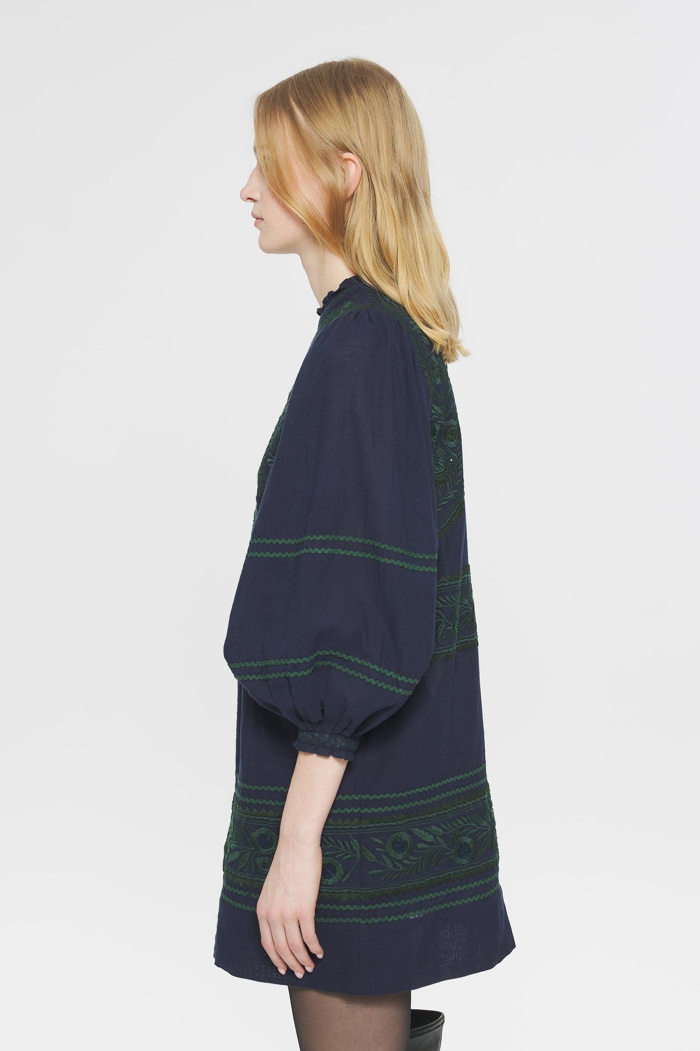 Hugarian Embroidered mini dress
