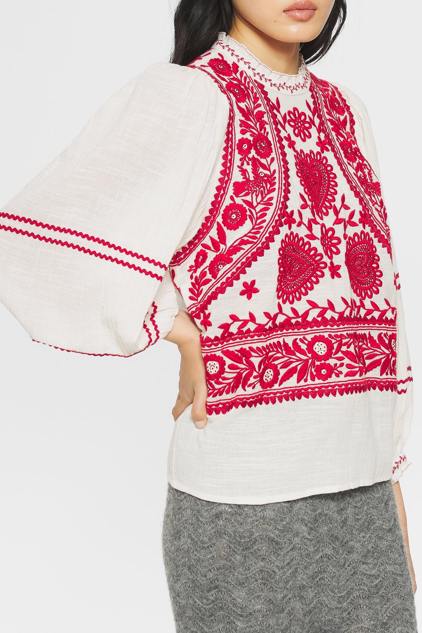 Hugarian Embroidered blouse