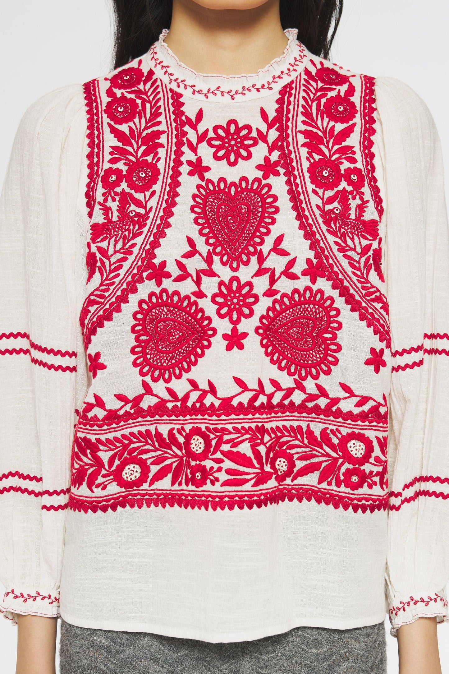 Hugarian Embroidered blouse