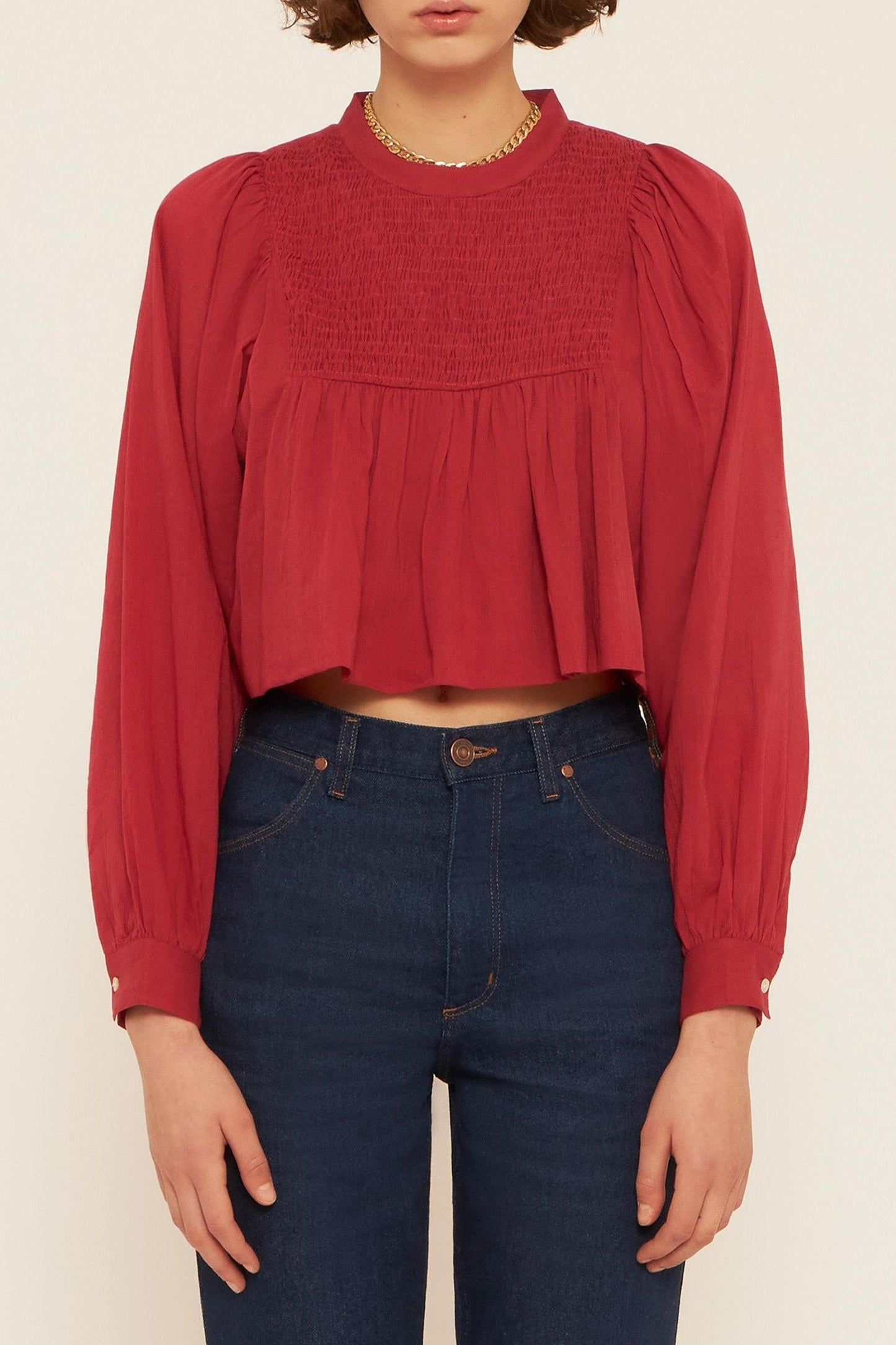 Anahi cropped blouse
