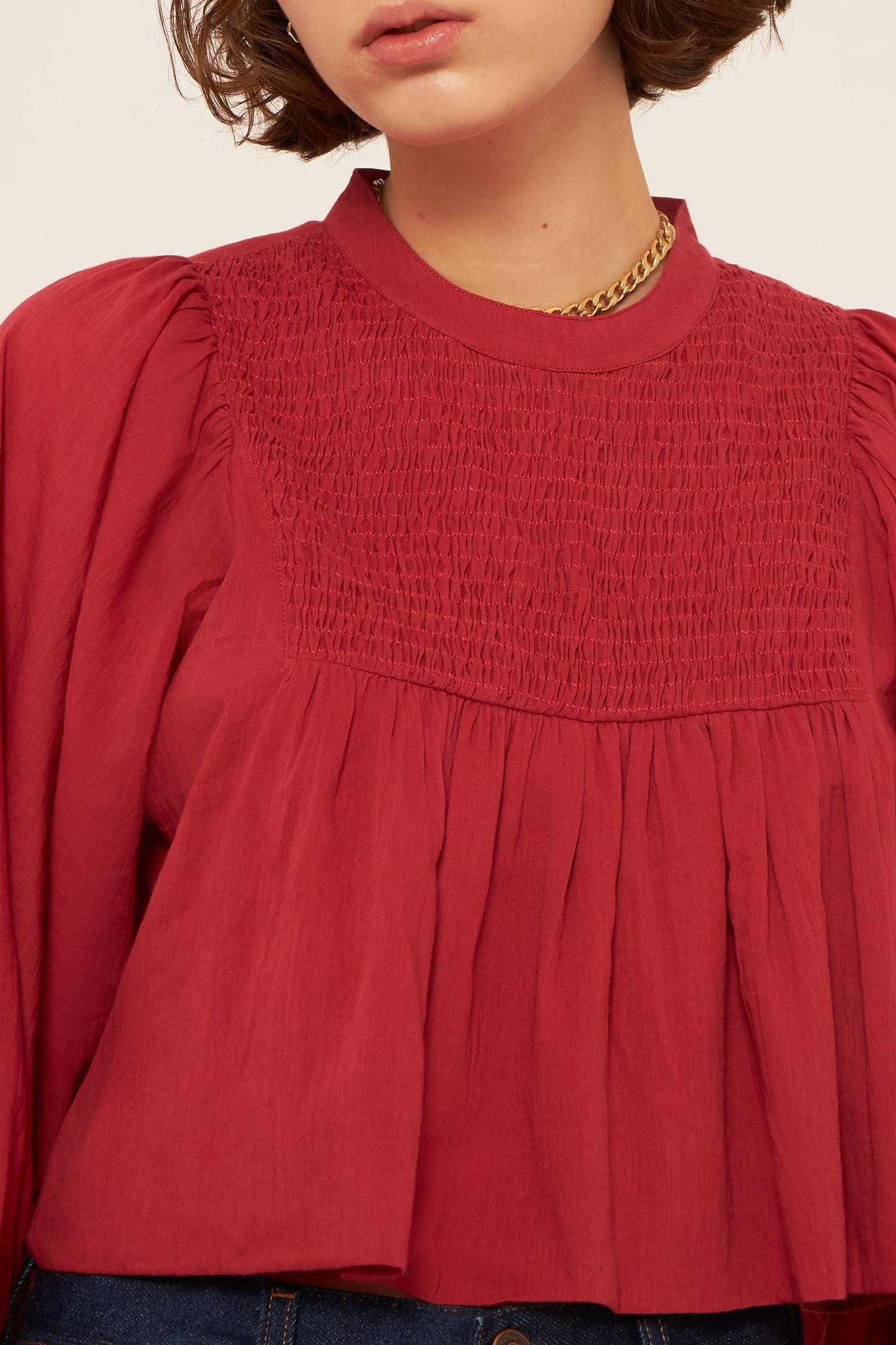 Anahi cropped blouse