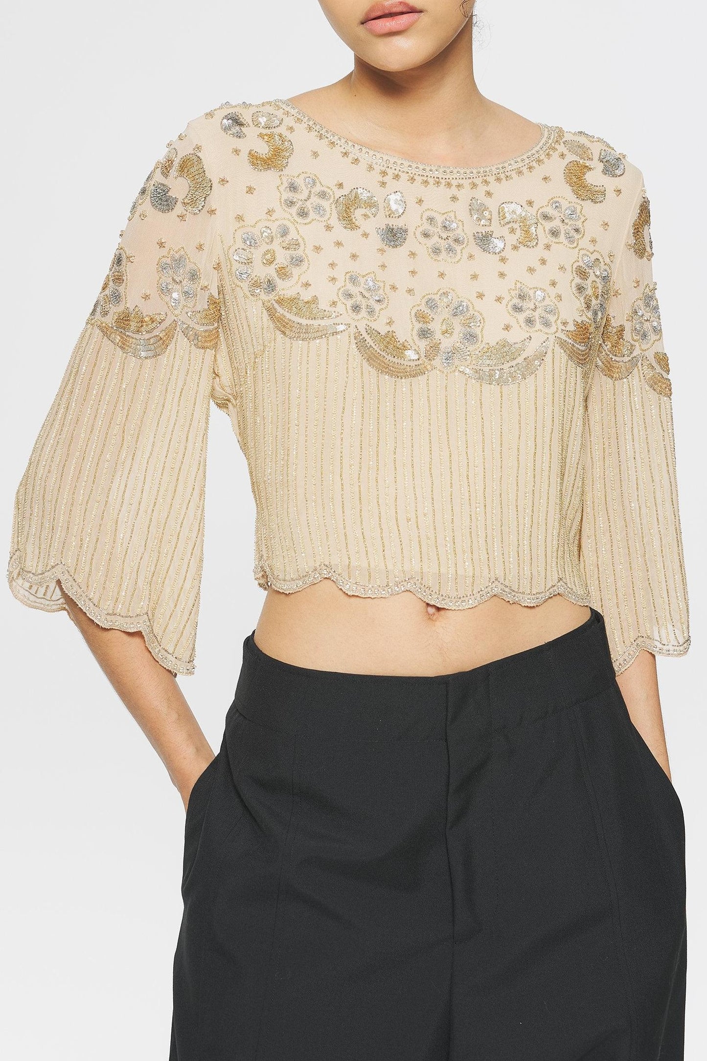 Gadsby Sequin top