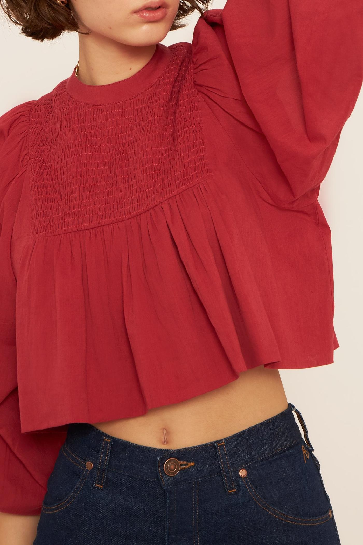 Anahi cropped blouse