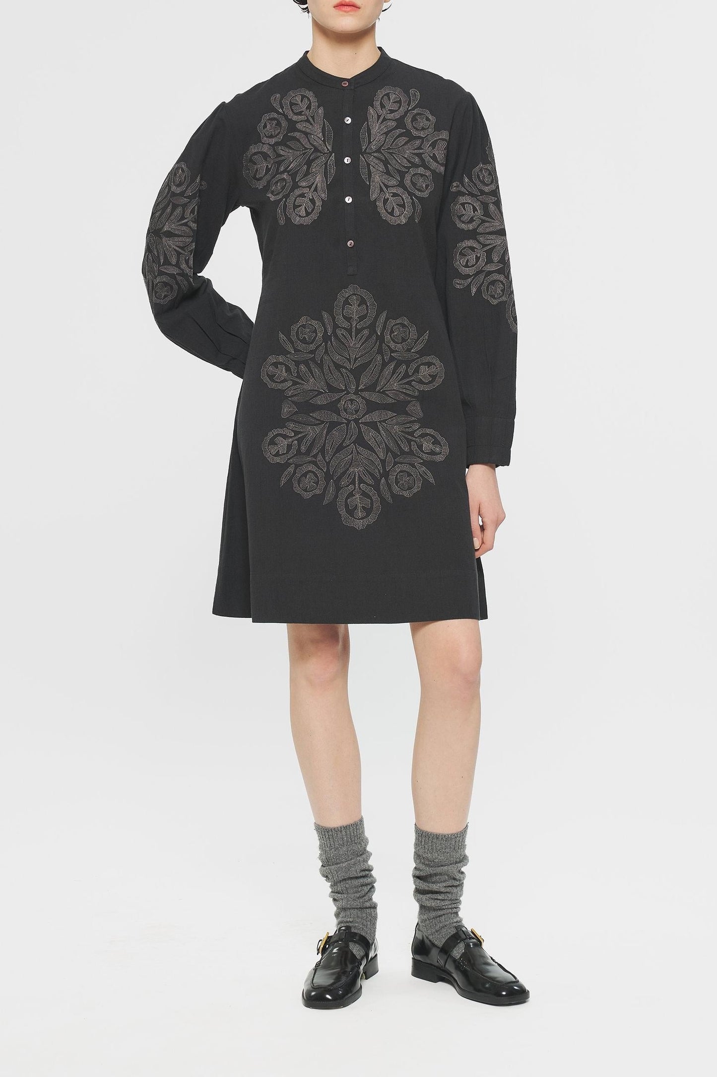 Eglantine Embroidered mini dress